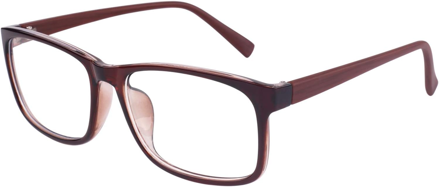 Fake Clear Glasses Non Prescription Glasses Eyeglasses Rectangular Frame, 201512
