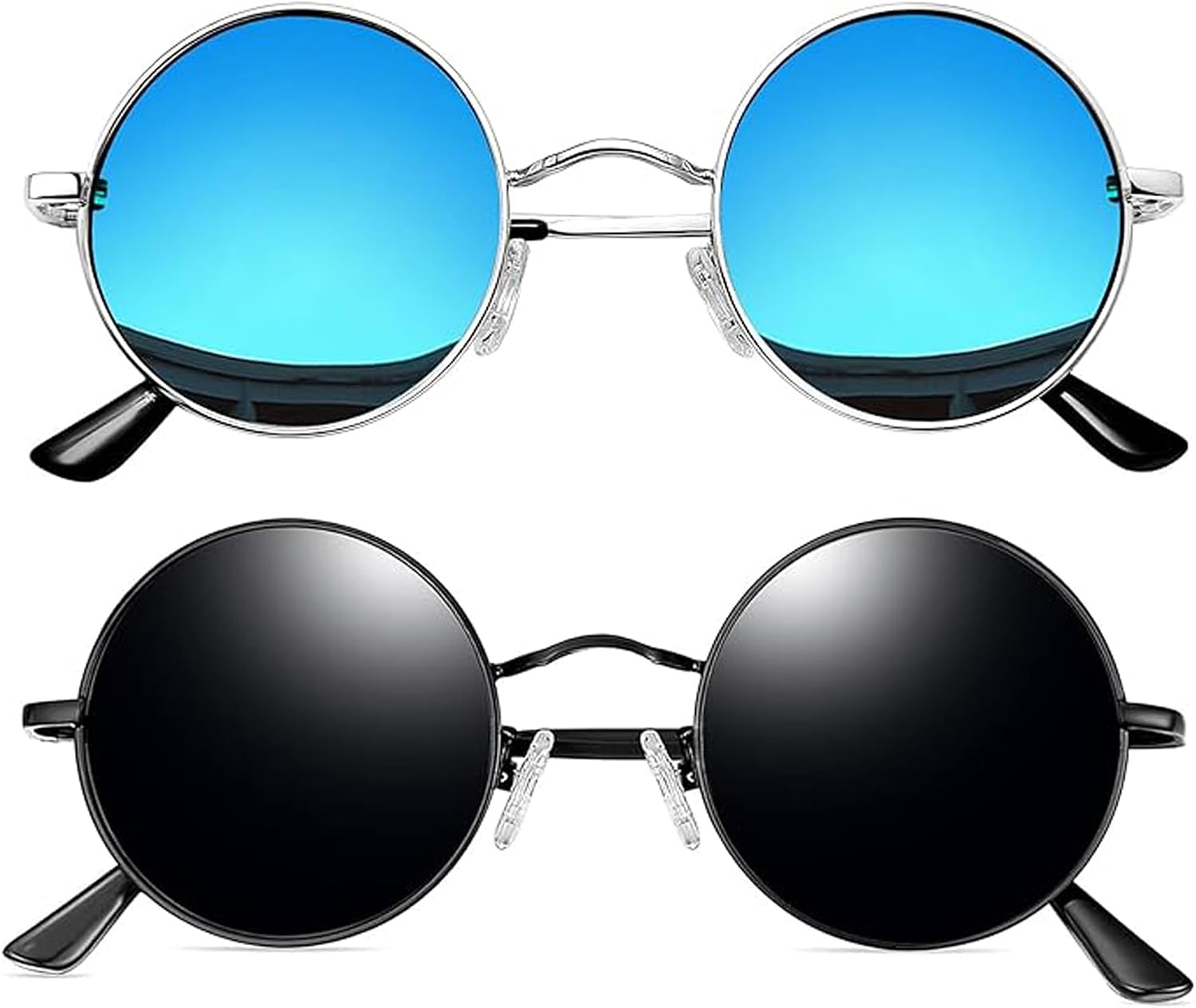 Small Round Sunglasses Hippie Circle Teashades UV Protection Costume