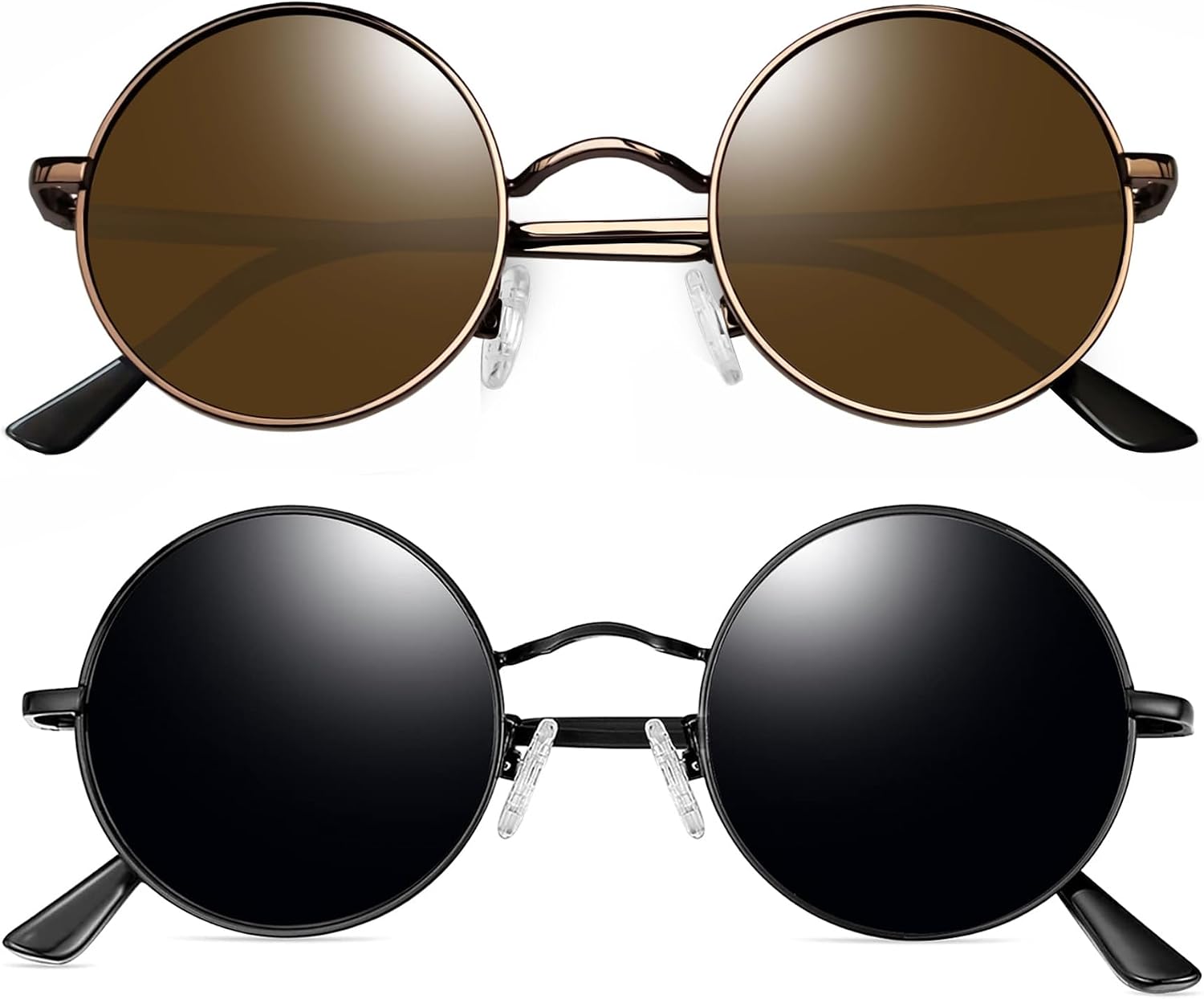 Small Round Sunglasses Hippie Circle Teashades UV Protection Costume