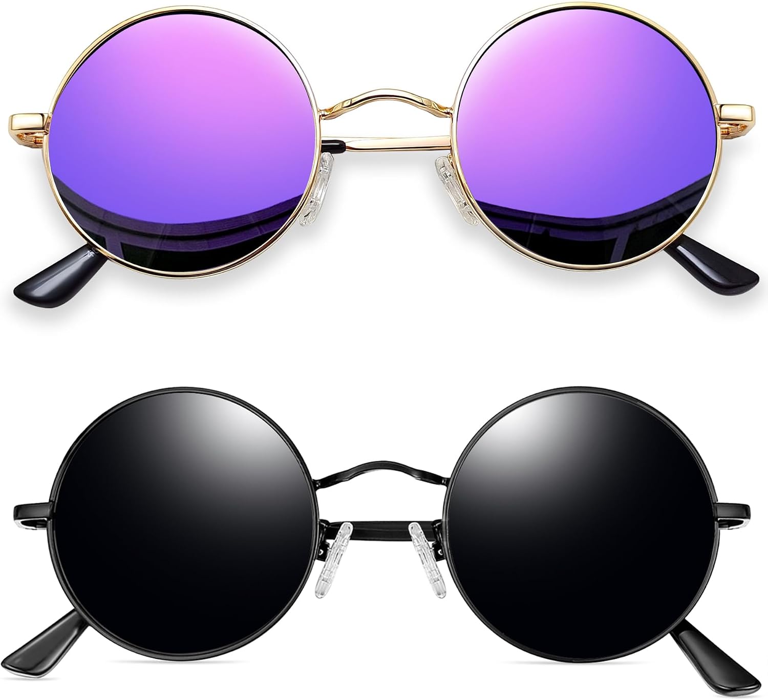 Small Round Sunglasses Hippie Circle Teashades UV Protection Costume