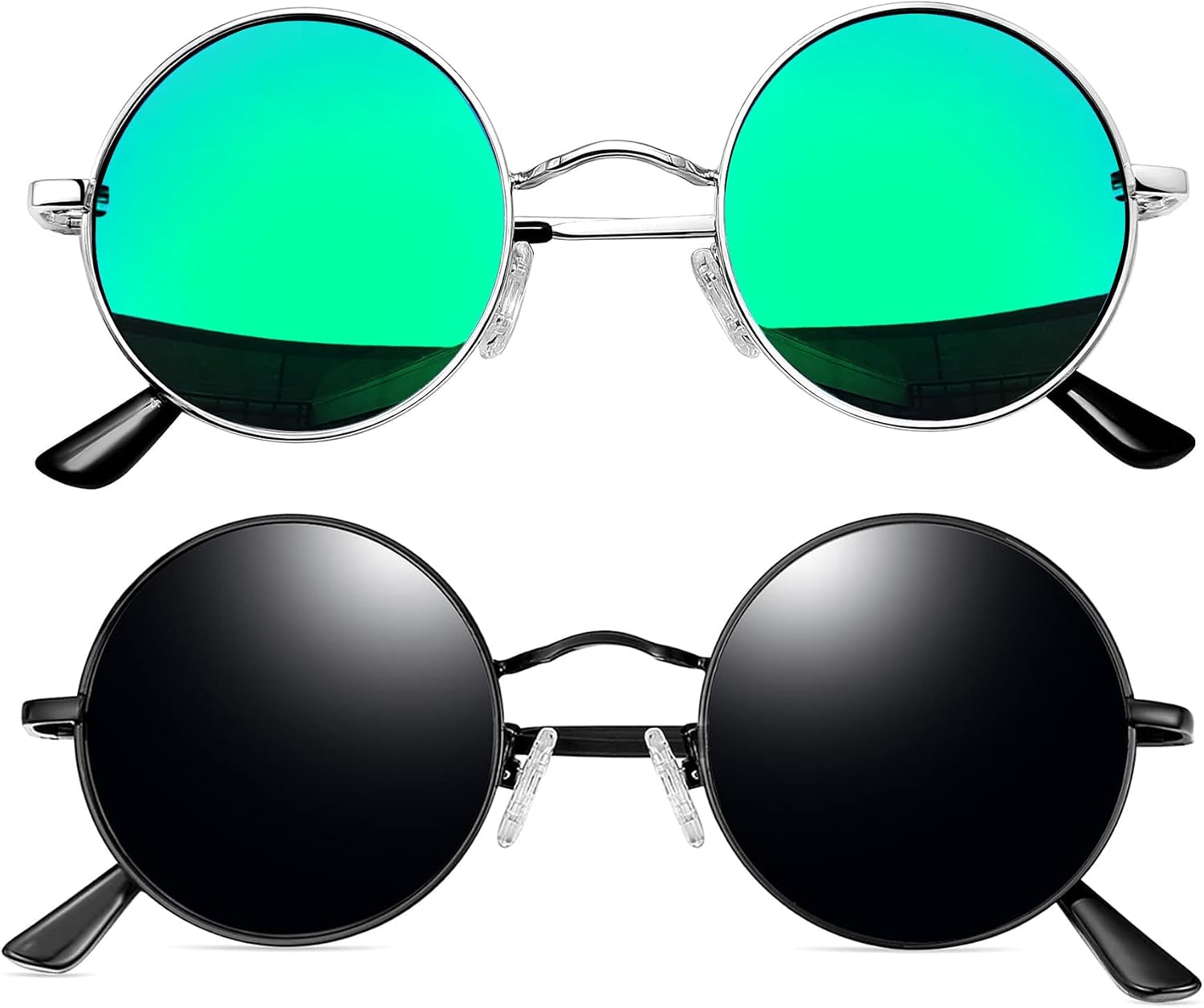 Small Round Sunglasses Hippie Circle Teashades UV Protection Costume