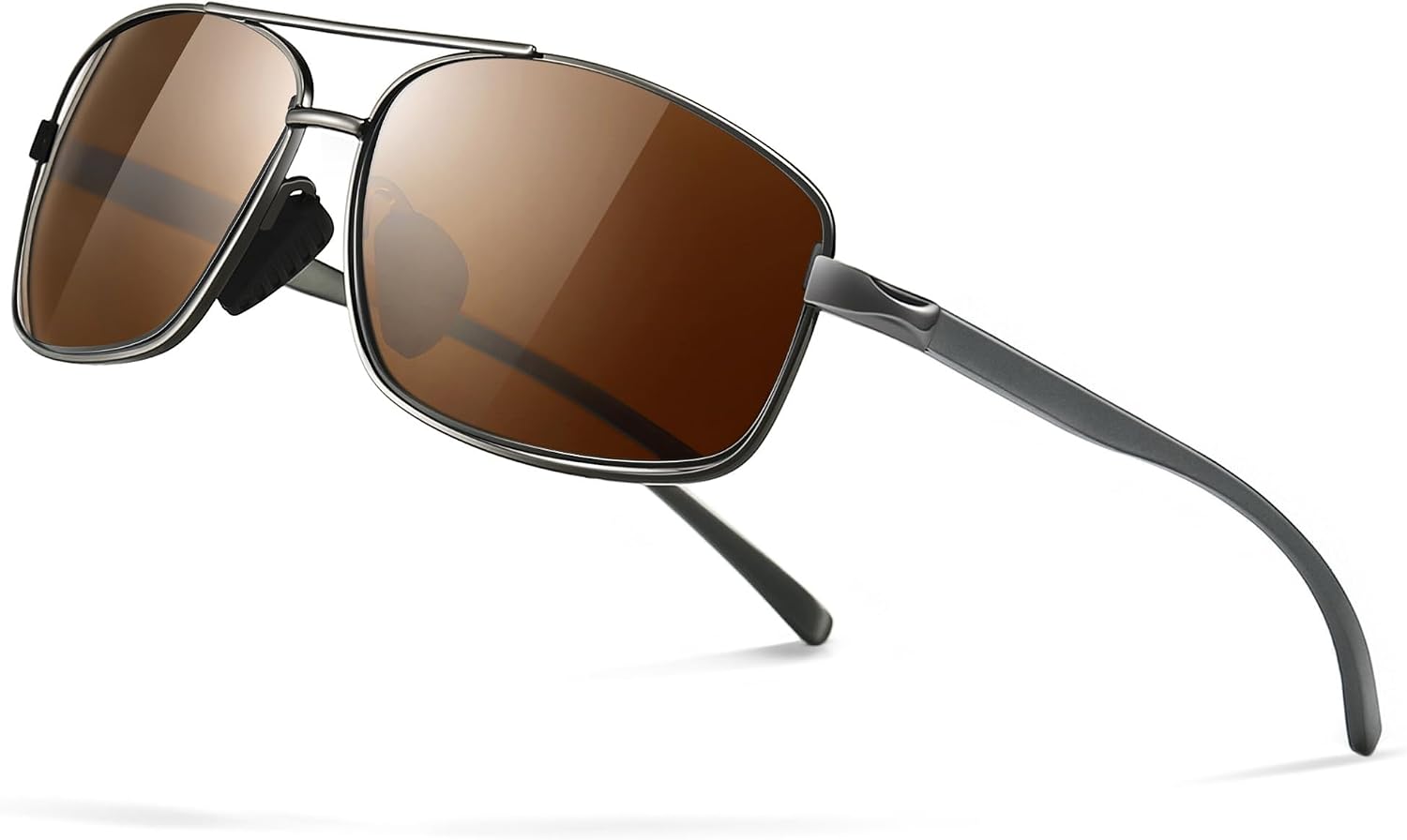 Ultra Lightweight Rectangular Polarized Sunglasses Men UV400 Protection