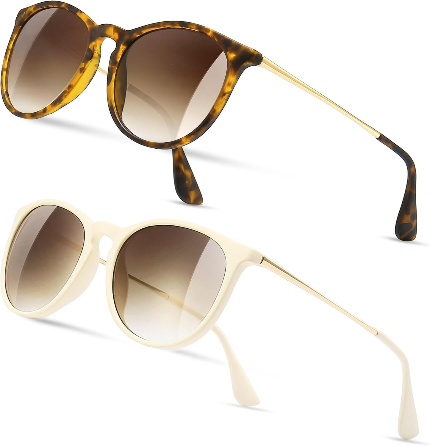 Premium Vintage Round Sunglasses for Women Men Classic Retro Trendy Style
