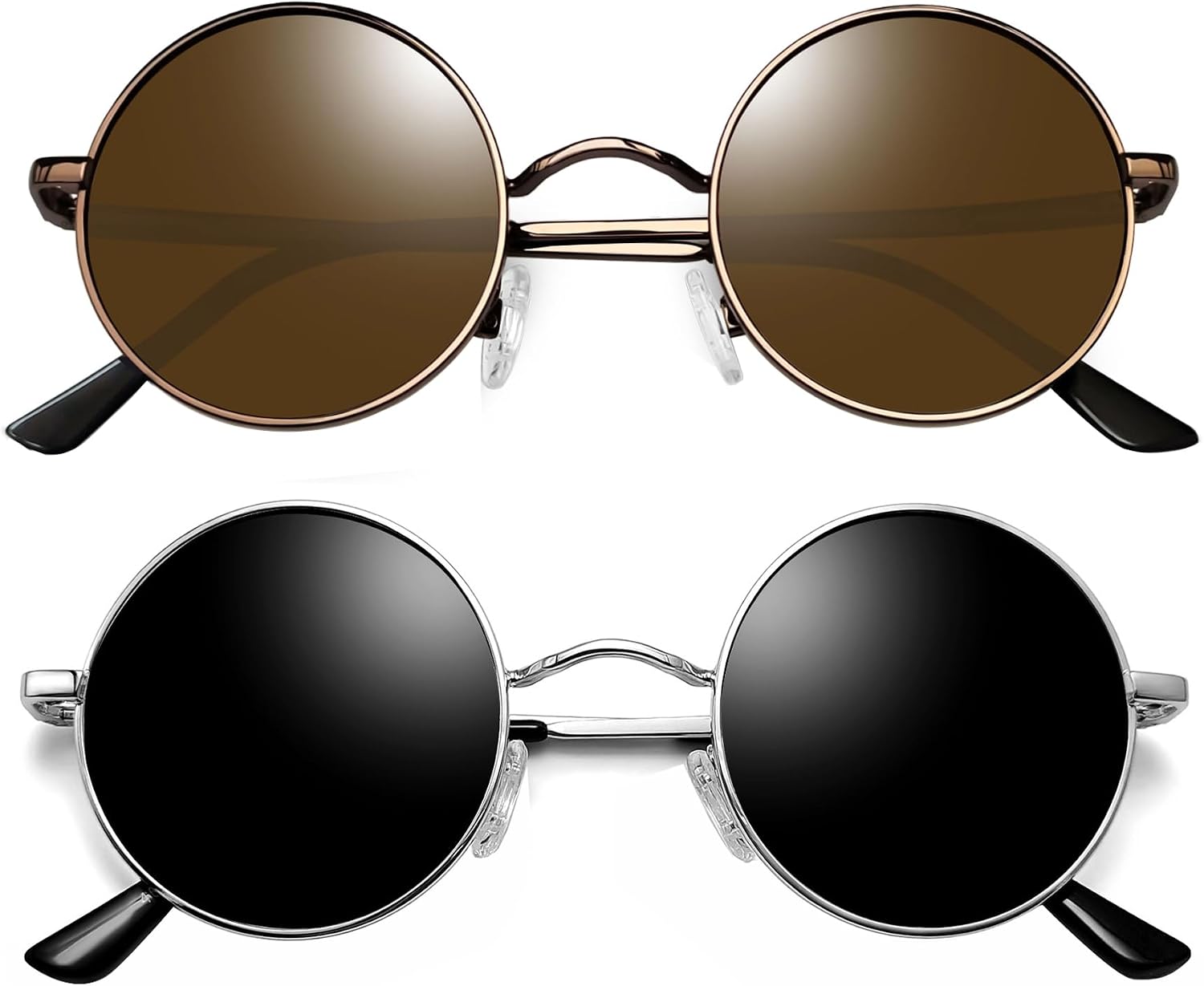 Small Round Sunglasses Hippie Circle Teashades UV Protection Costume