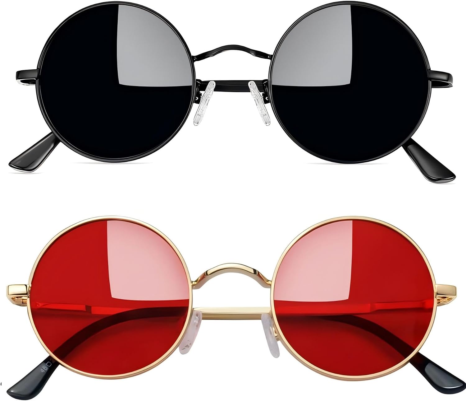 Small Round Sunglasses Hippie Circle Teashades UV Protection Costume
