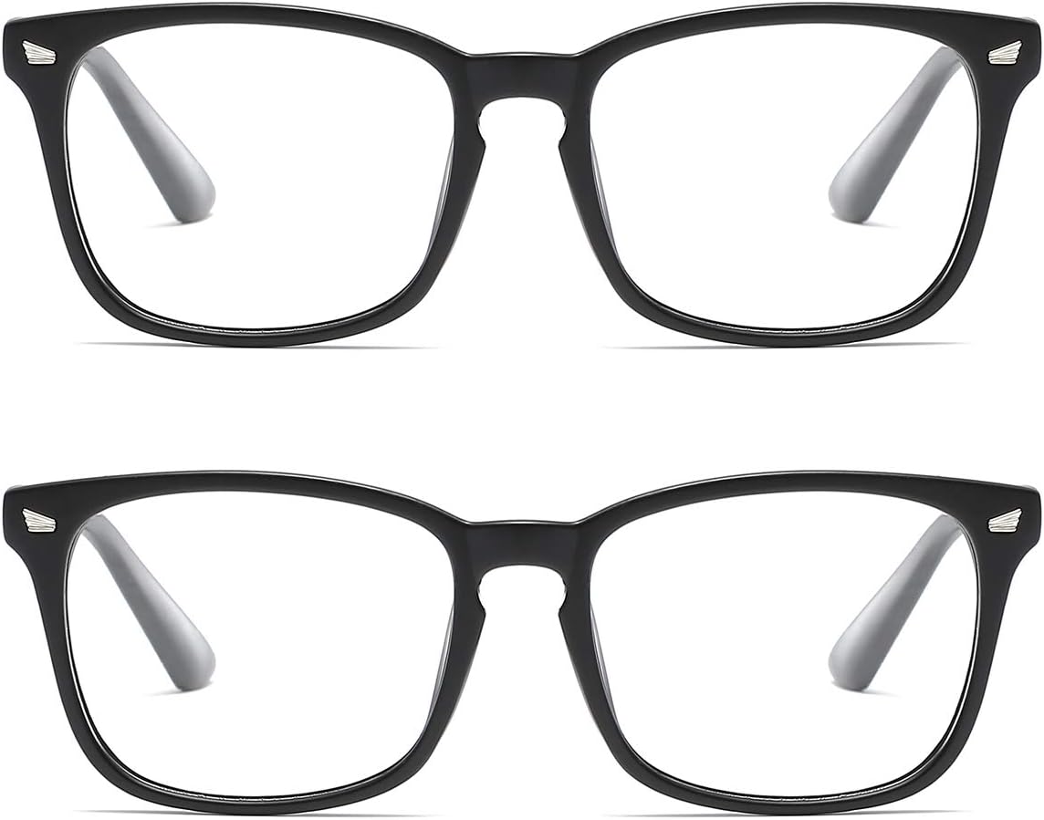 Unisex Stylish Square Non-Prescription Eyeglasses Clear Lens Glasses