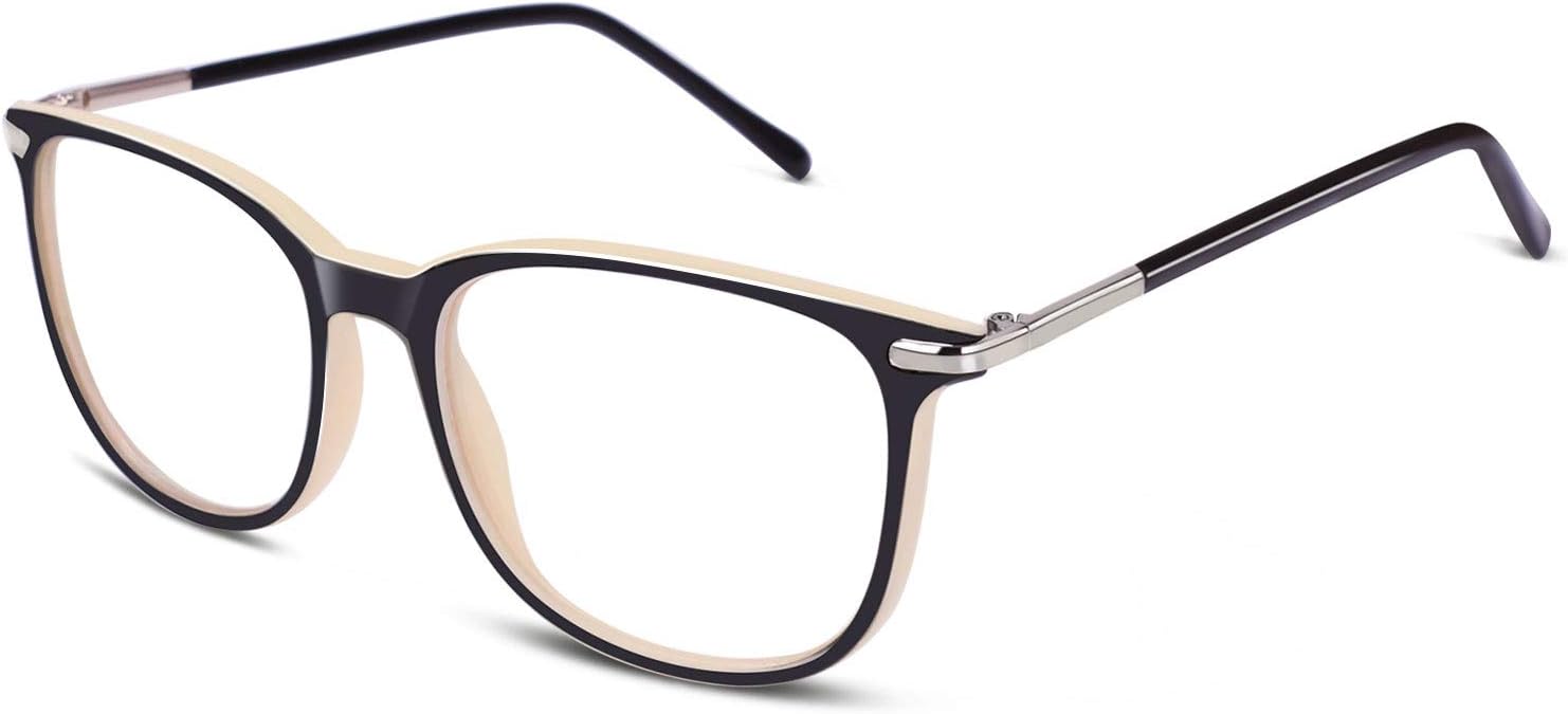 Fashion Fake Glasses Non Prescription Glasses Clear Lens Glasses Nerd Plain Frames Women Men, 201579