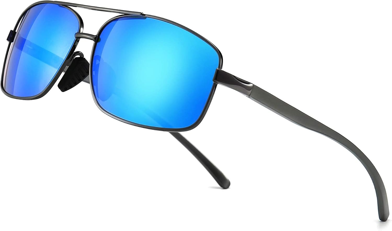 Ultra Lightweight Rectangular Polarized Sunglasses Men UV400 Protection