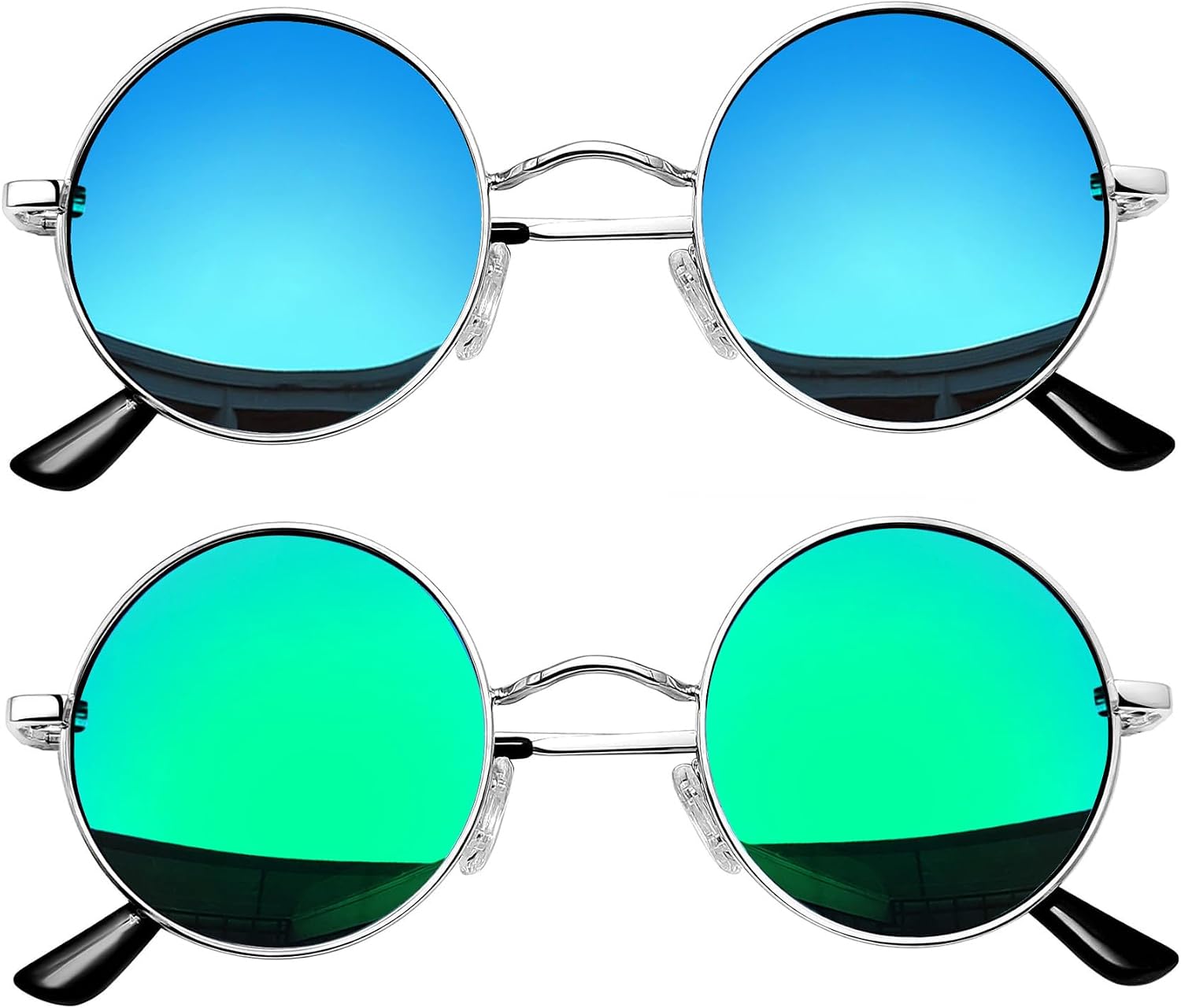 Small Round Sunglasses Hippie Circle Teashades UV Protection Costume