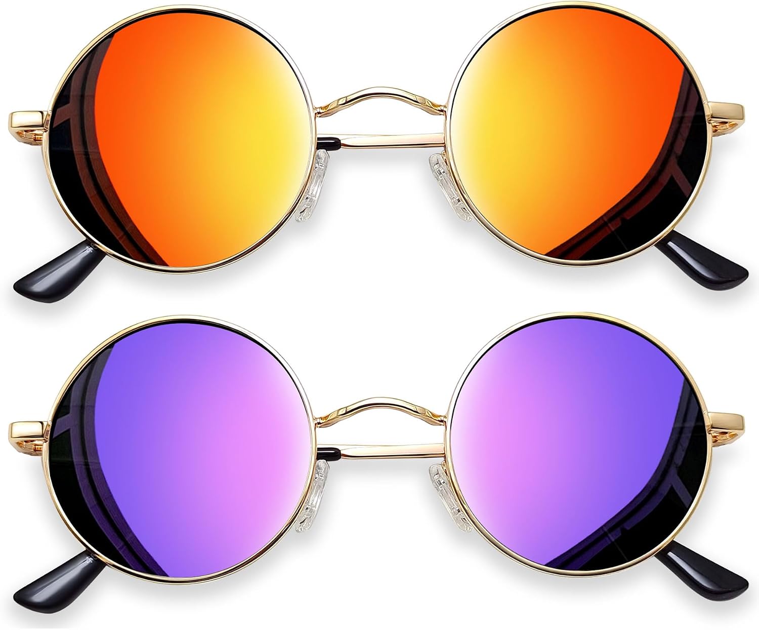 Small Round Sunglasses Hippie Circle Teashades UV Protection Costume