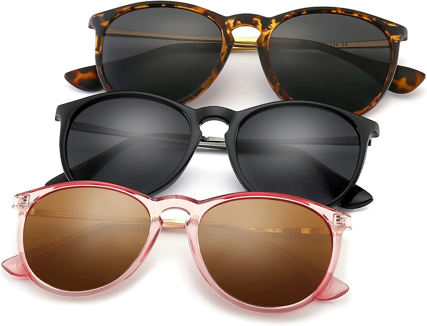 Premium Vintage Round Sunglasses for Women Men Classic Retro Trendy Style