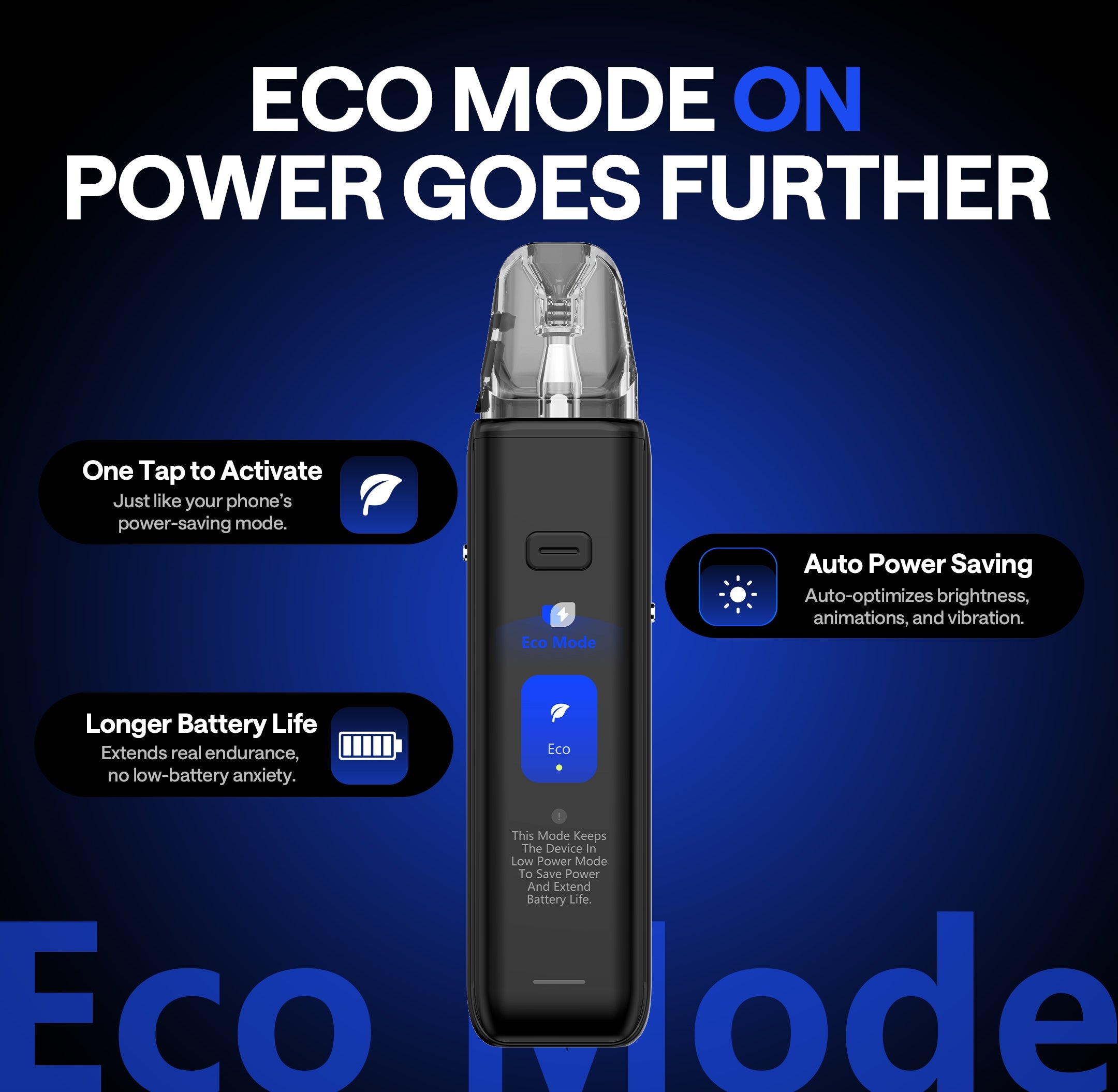 Eco Mode: Power That Lasts Longer