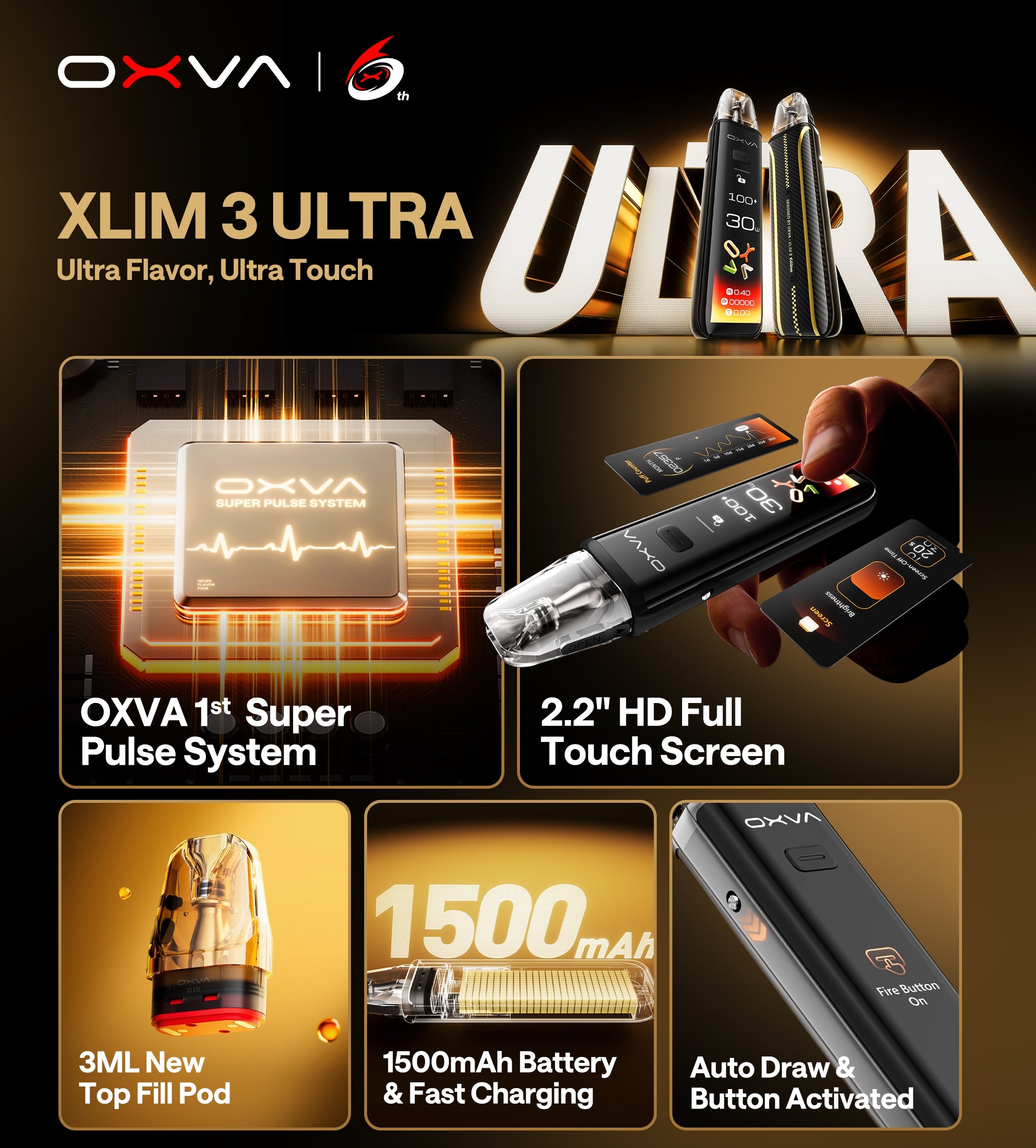 XLIM 3 ULTRA Features