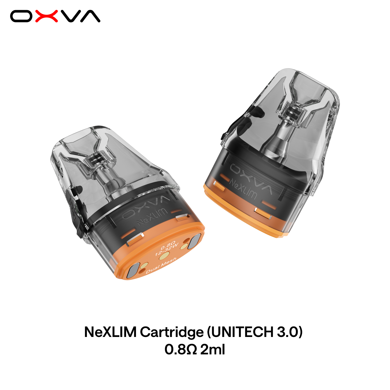 NeXLIM Cartridge UNITECH3.0 0.8ohm 2ml sideview
