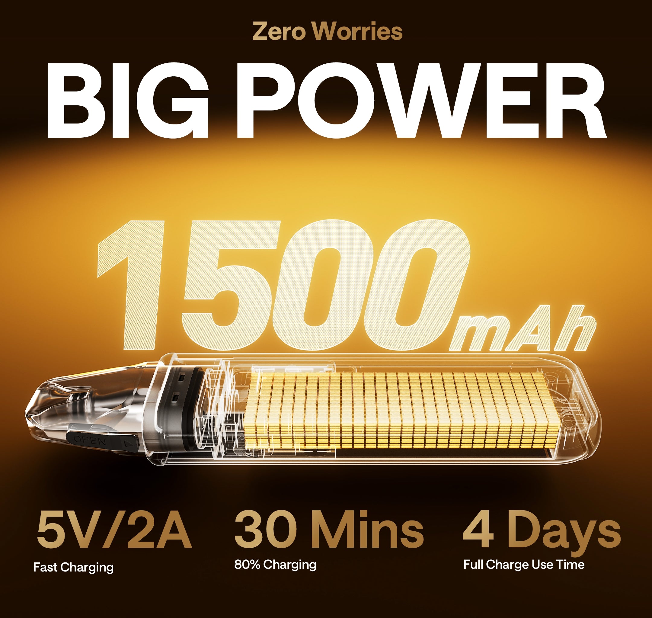 1500mAh Battery