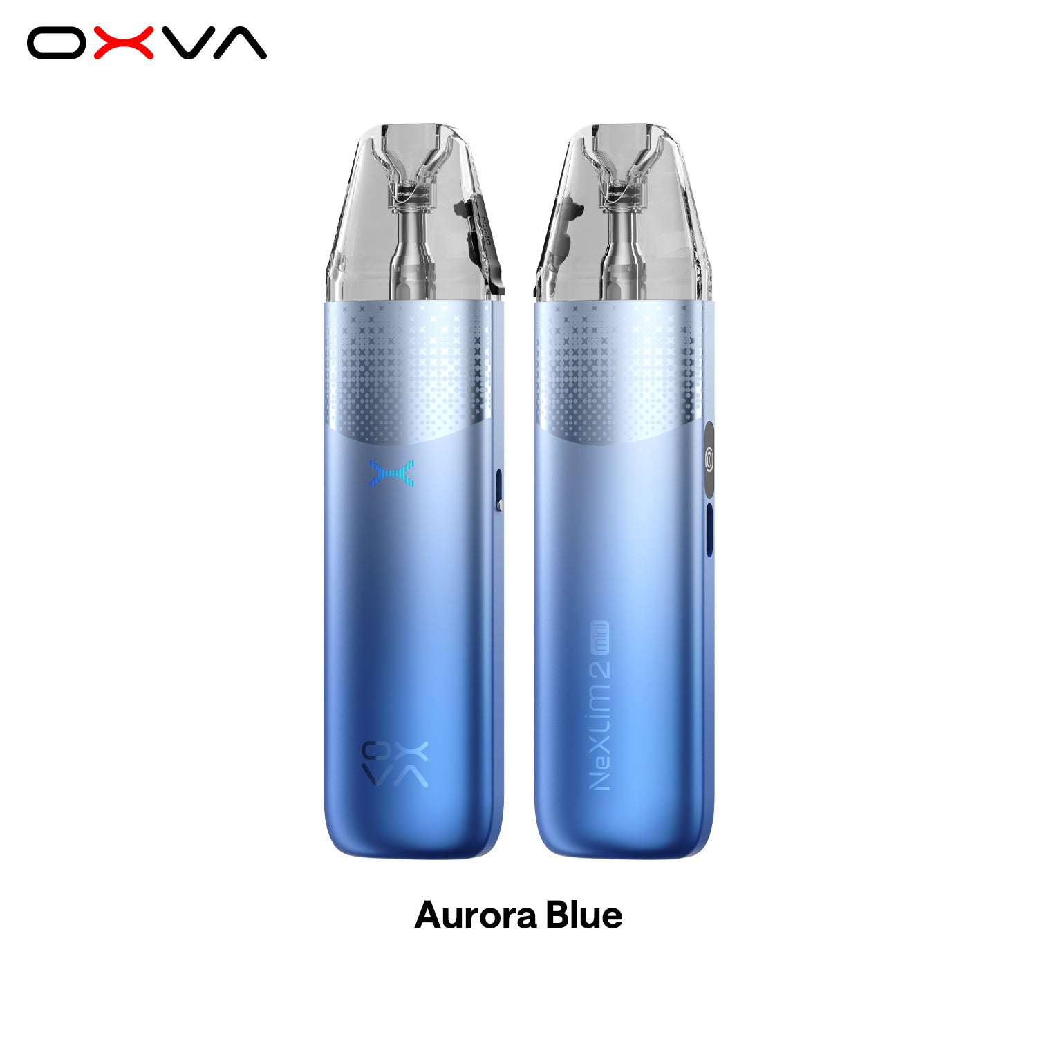 OXVA NEXLIM 2 Aurora Blue Front and Back View