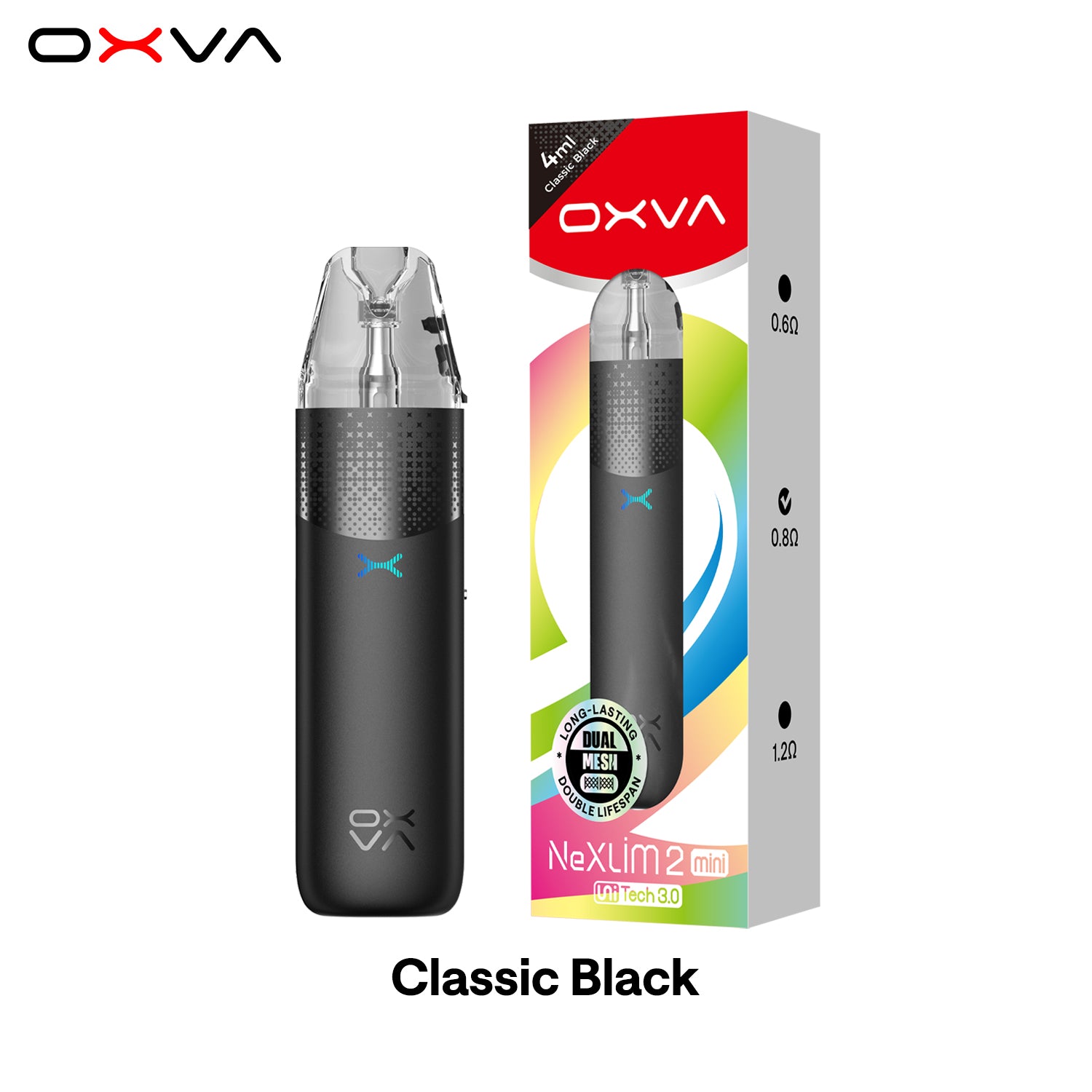 OXVA  NeXLIM 2 Mini Classic Black  Package