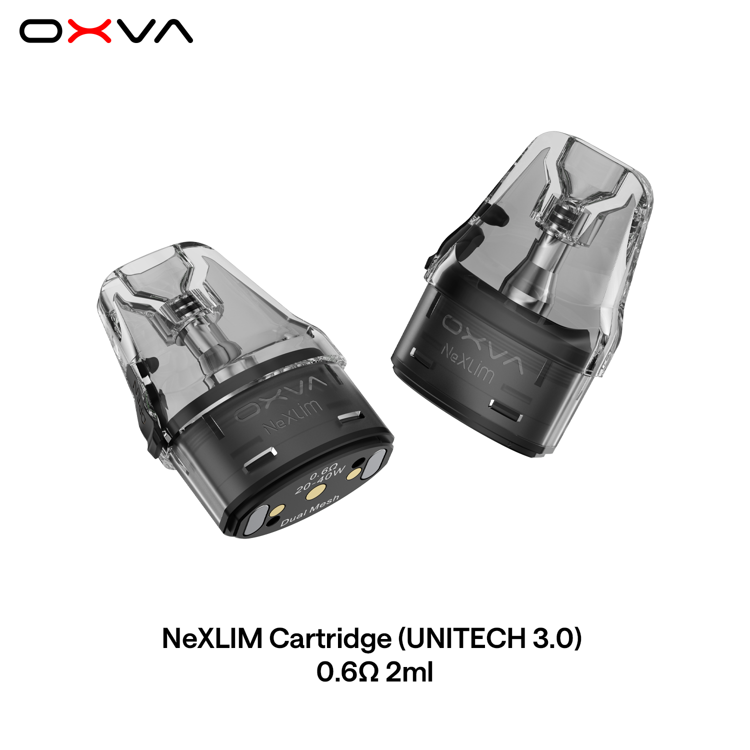 NeXLIM Cartridge UNITECH3.0 0.6ohm 2ml sideview