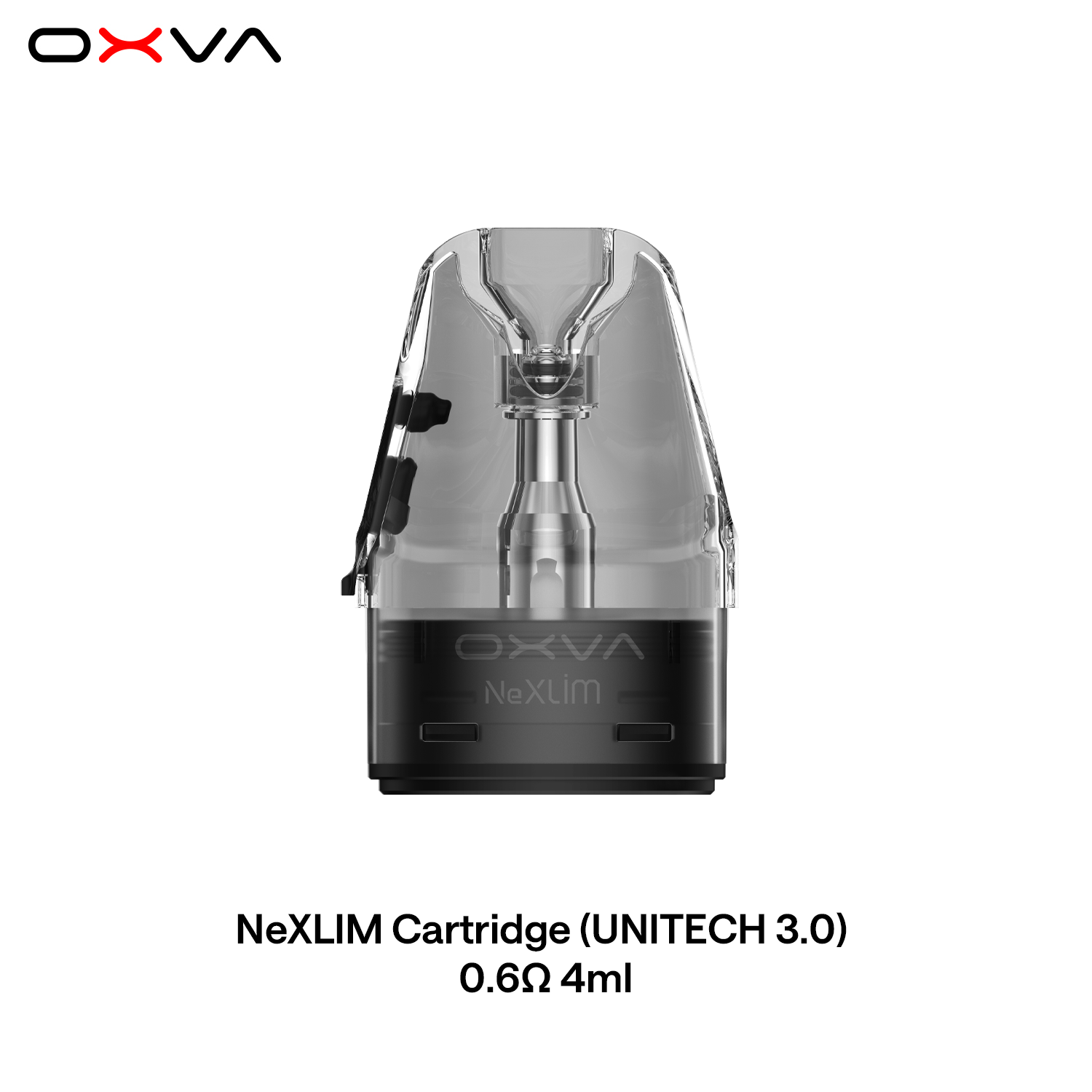 NeXLIM Cartridge UNITECH3.0 0.6ohm 2ml frontview