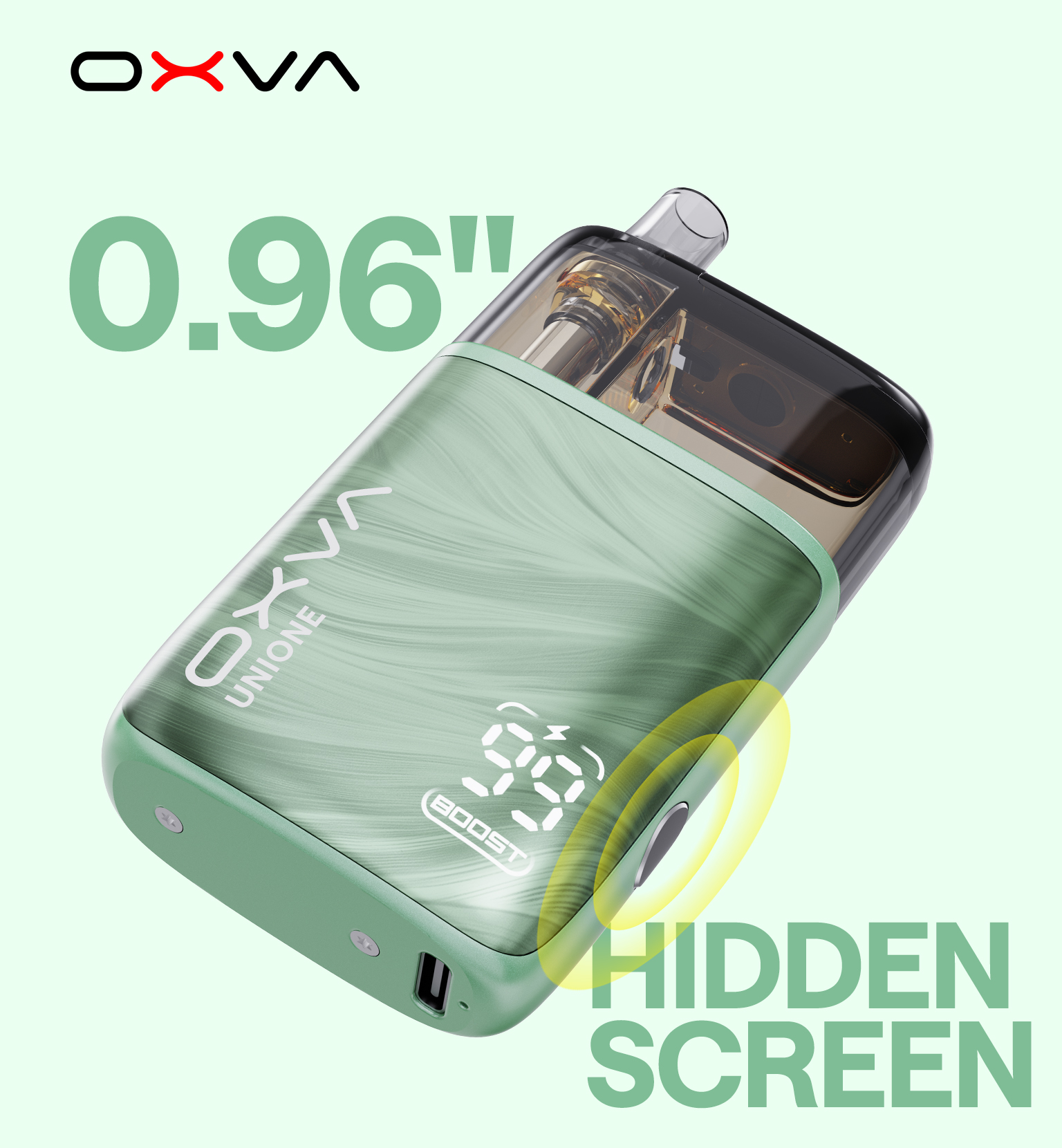 OXVA UNIONE Kit 10ml 0.96 Hidden Screen