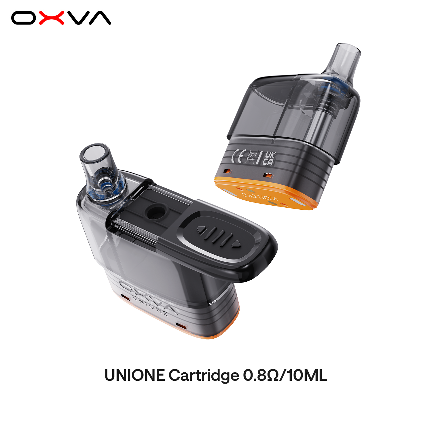 UNIONE Cartridge 0.8ohm 10ML Sideview
