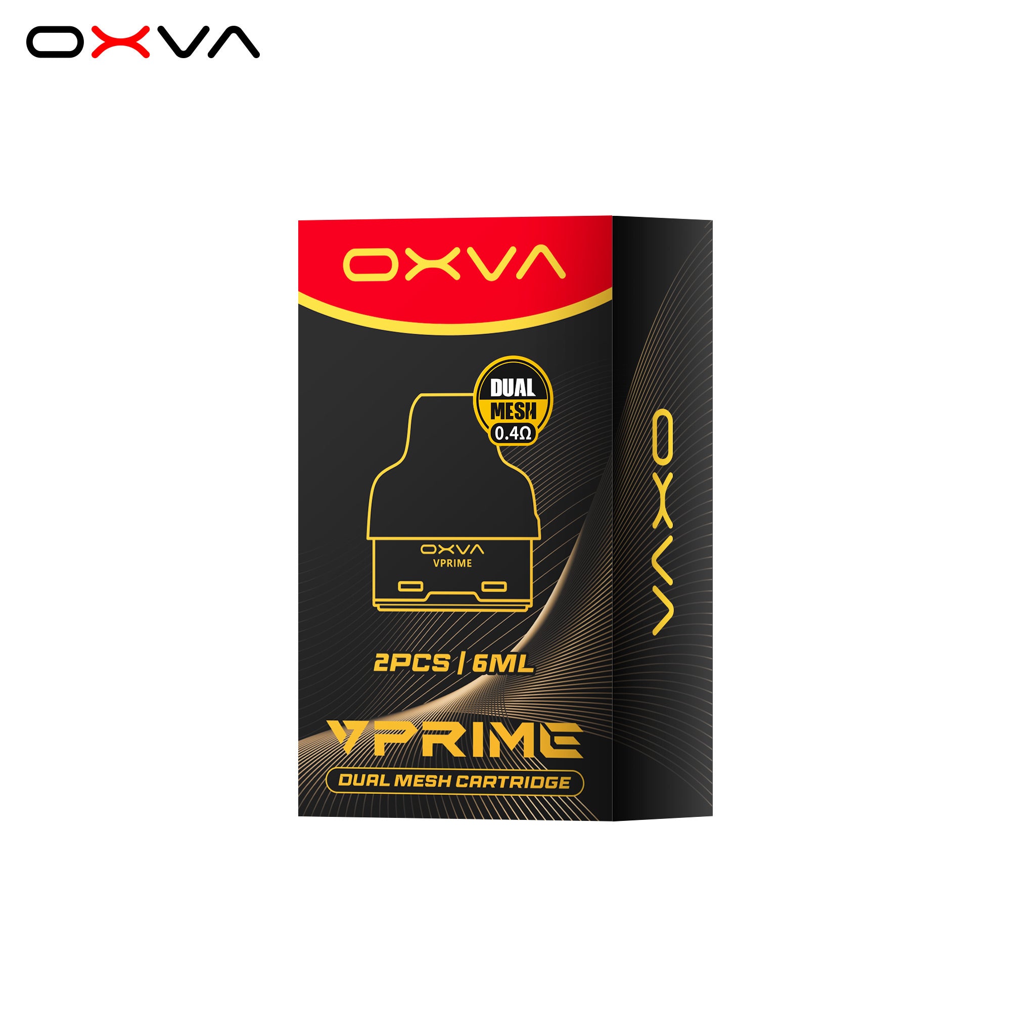VPRIME DUAL MESH CARTRIDGE 0.4 ohm 6ml Package