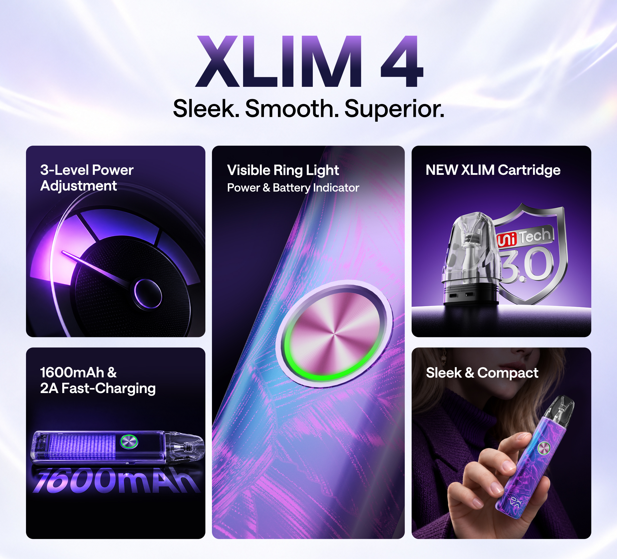 OXVA XLIM 4 FEATURES
