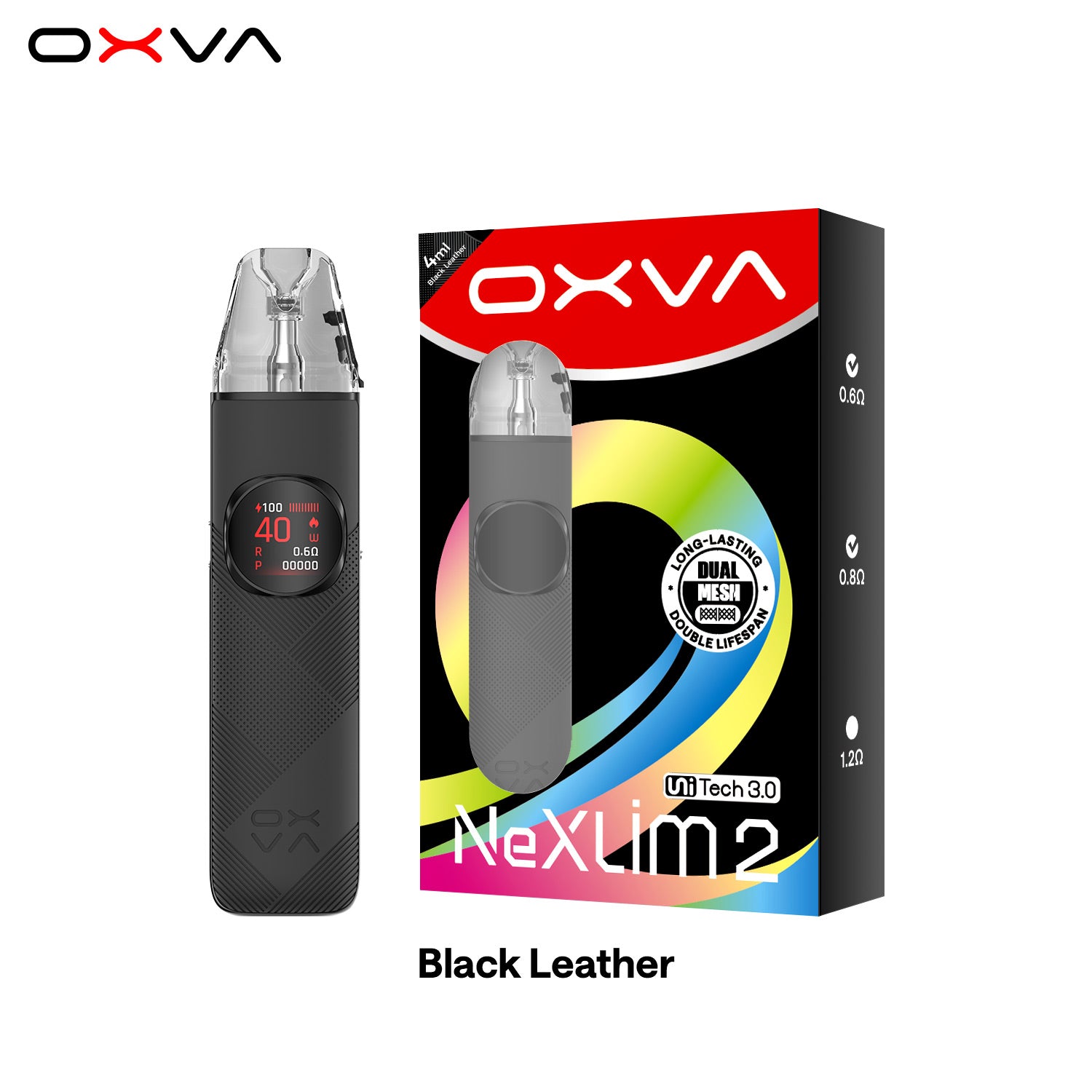 OXVA NEXLIM 2 Black Leather Package