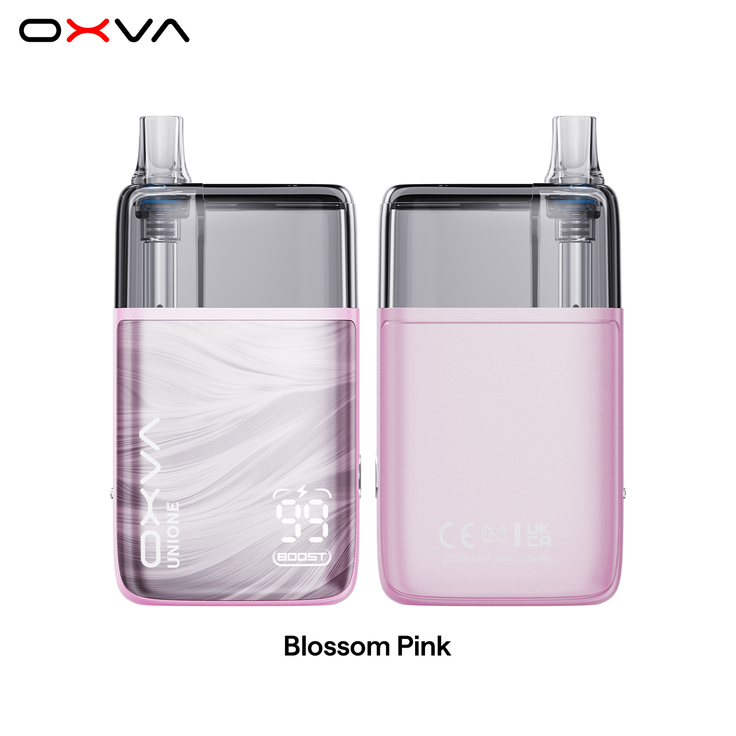 OXVA UNIONE Kit 10ml Blossom PinkFront and Back View