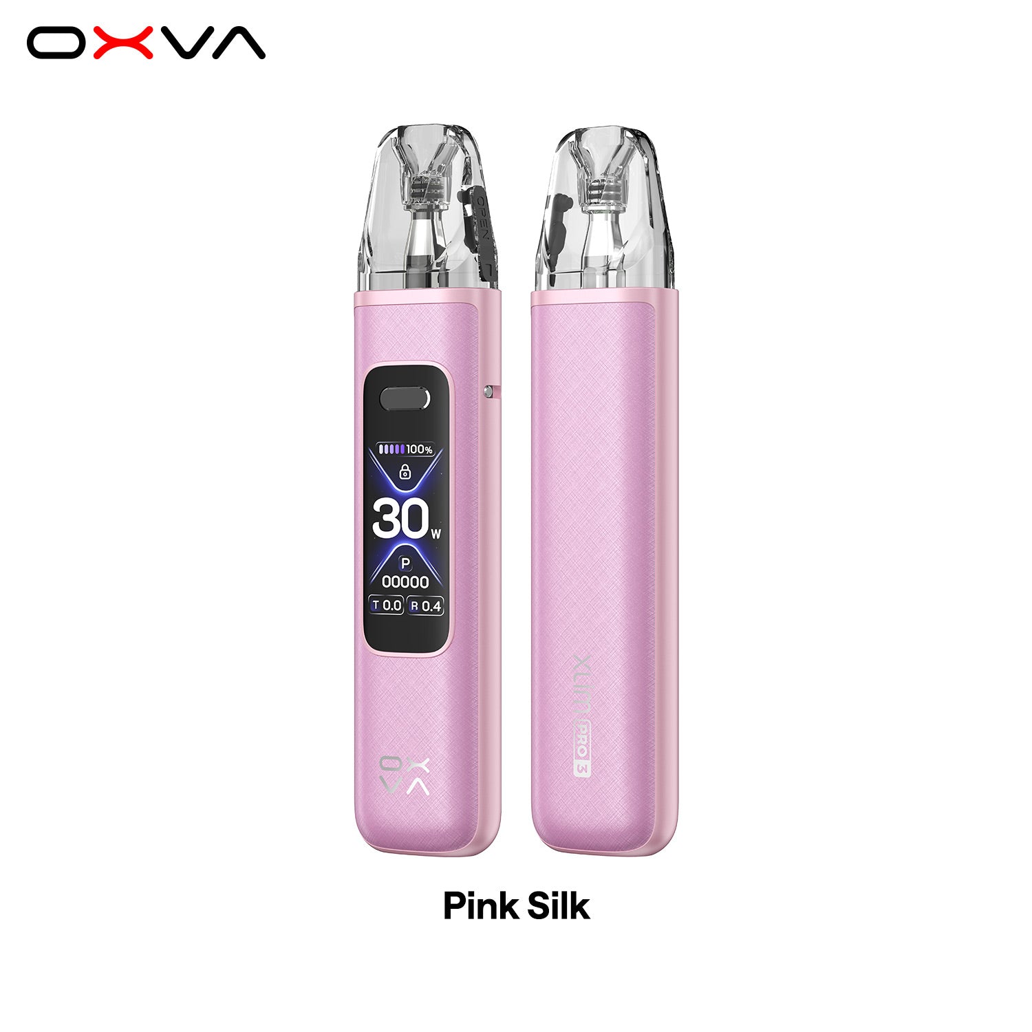 XLIM PRO 3  Pink Silk Front and Back View