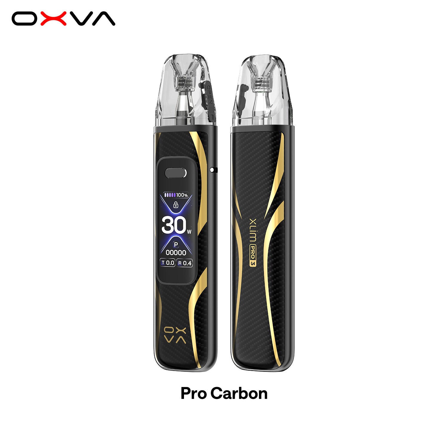 XLIM PRO 3  Pro Carbon Front and Back View