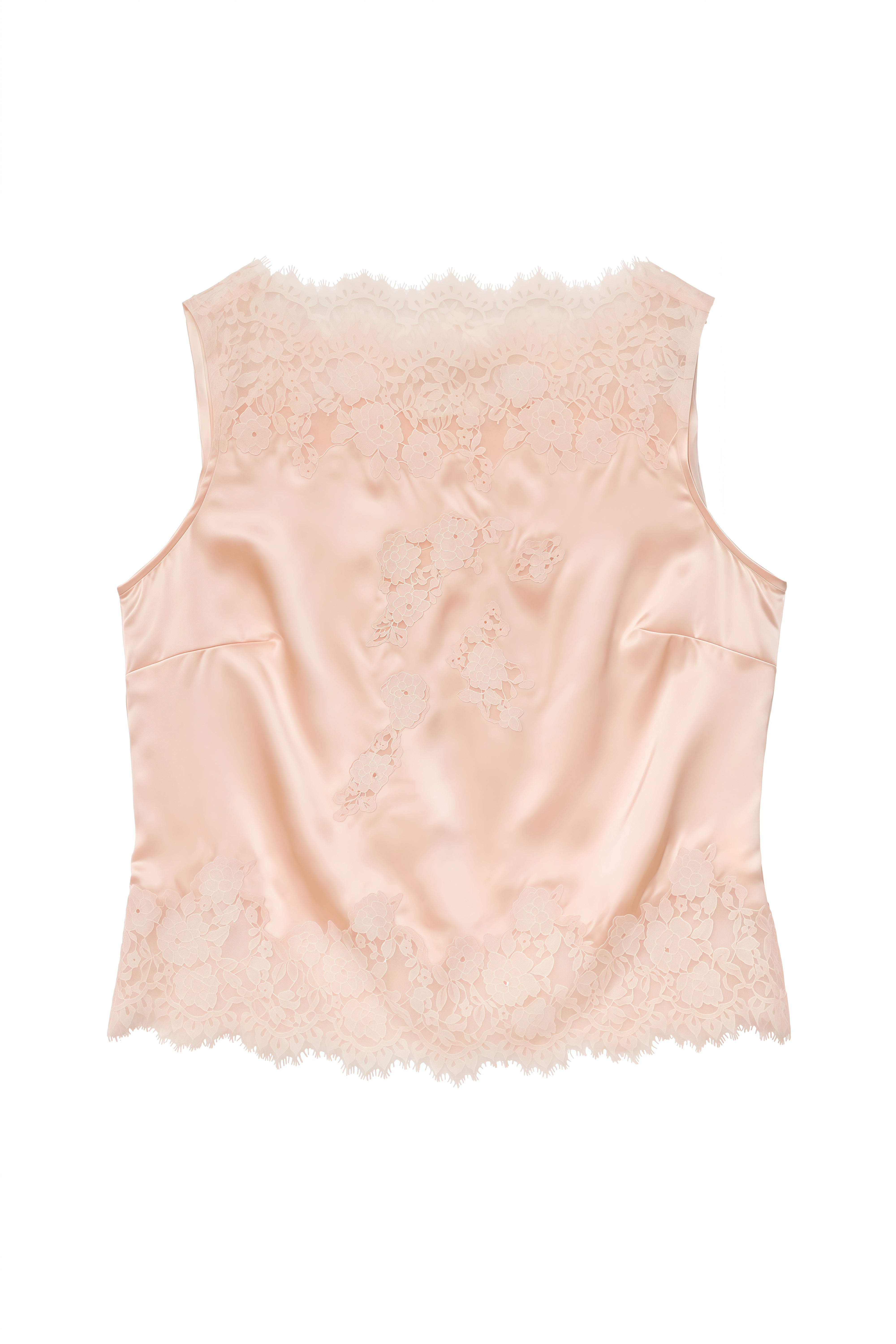 Clover Pink Floral Lace Top & Skirt Set