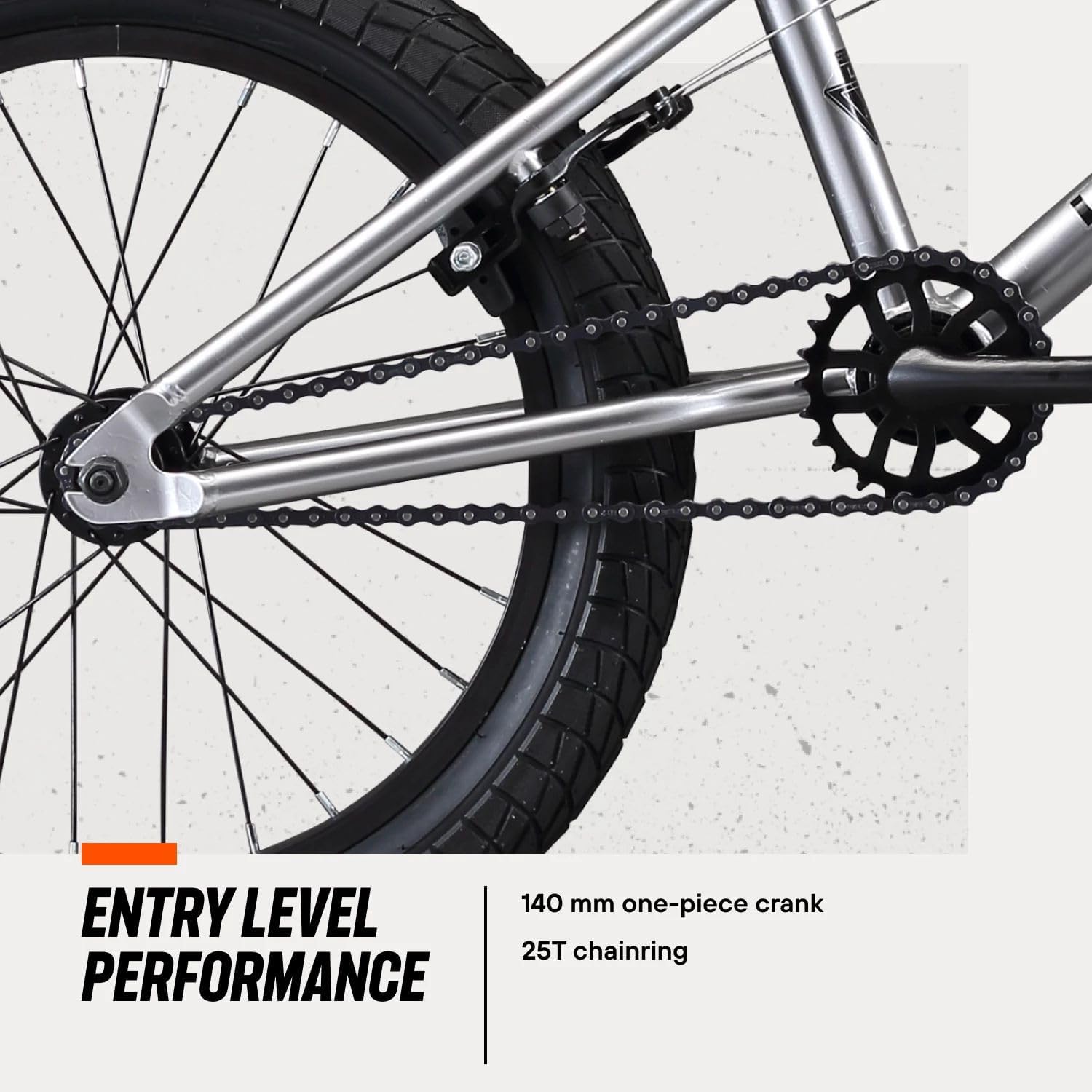 Mongoose Legion Freestyle Sidewalk Bicicleta BMX para niños y principiantes a usuarios avanzados, ruedas de 16-20 pulgadas (40.64 cm - 50.80 cm), marco de acero Hi-Ten, Micro Drive 25x9T engranaje BMX