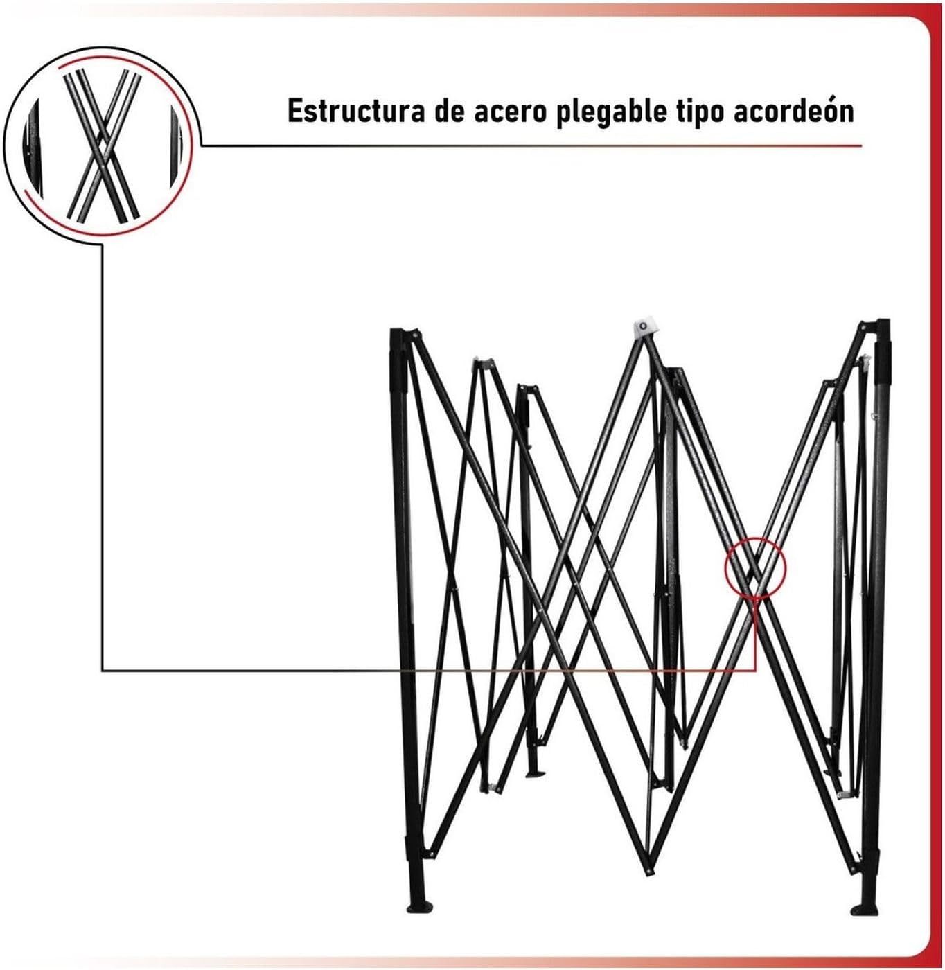 RACK & PACK Carpa 3x3 para Exteriores Lona Jardin Toldo Retractil Estructura de Acero Plegable 3 Ajustes de Altura Impermeabilidad 600D Premium Campismo Facil Armado Fiesta Reunión (Verde)