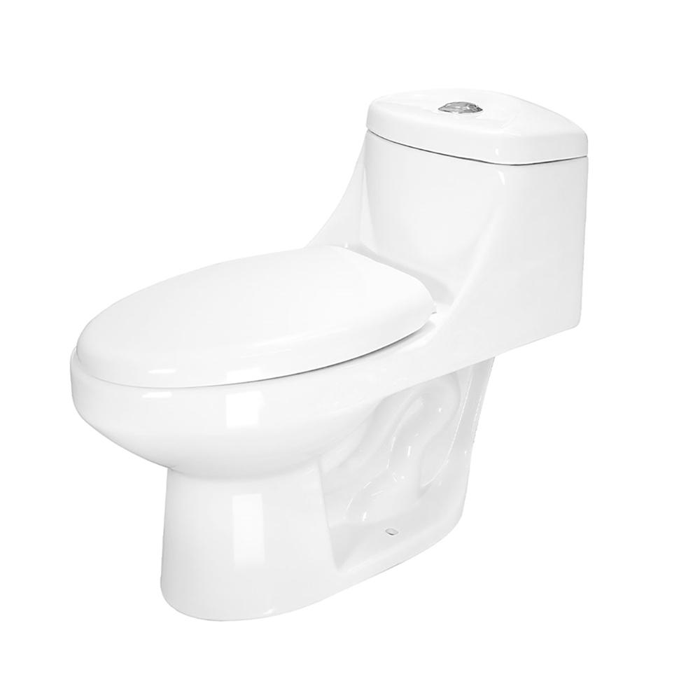 SANITARIO ZEUS 1 PIEZA ALARGADO 3.8 Y 4.8 LTS BLANCO-asiento del baño