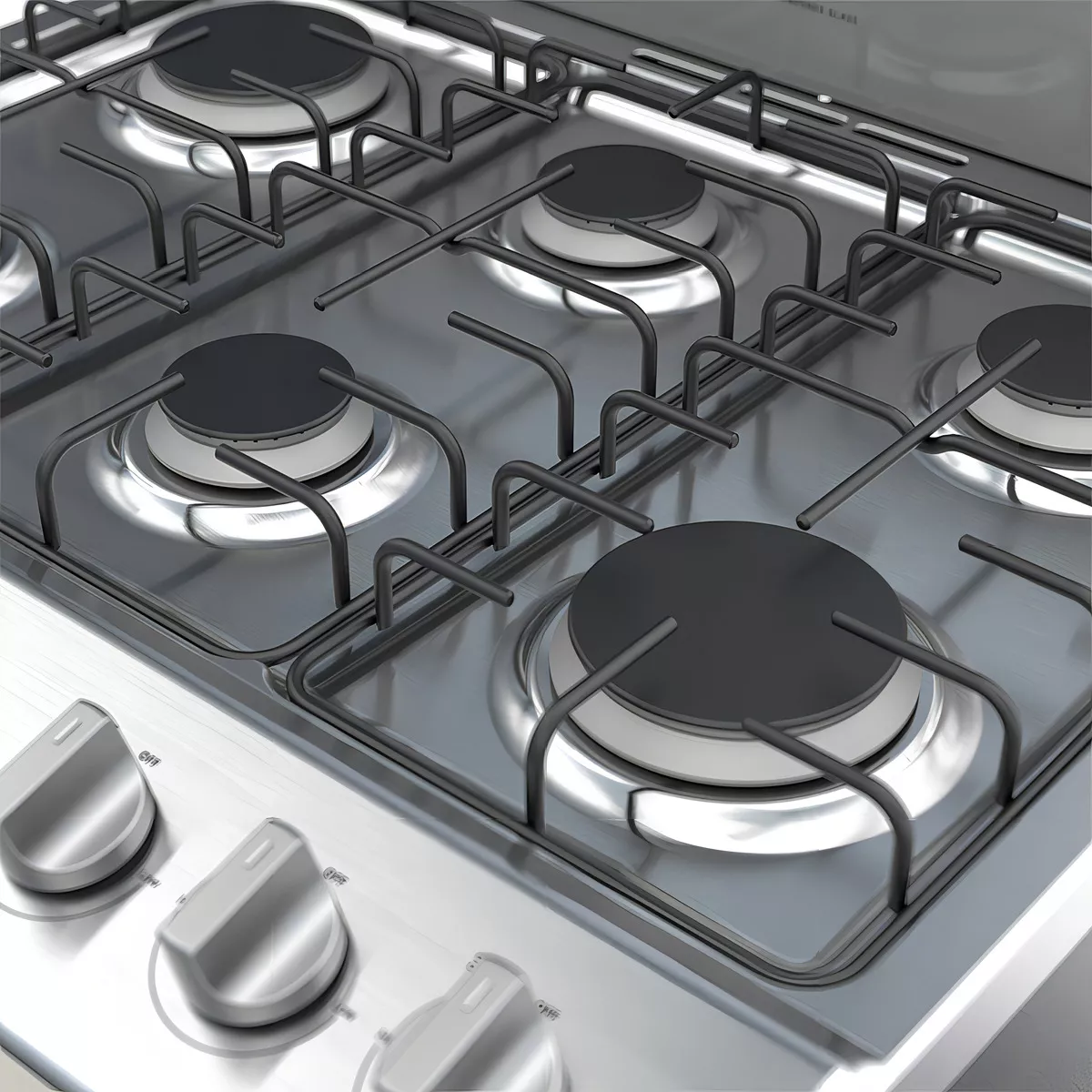Estufa WhirlpoolWFR3200D con puerta con visor color gris 127V
