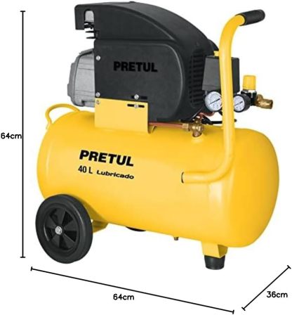 Pretul COMP-20LP, Compresor horizontal, 20 L, 2-1/2 HP (potencia máxima), 127 V