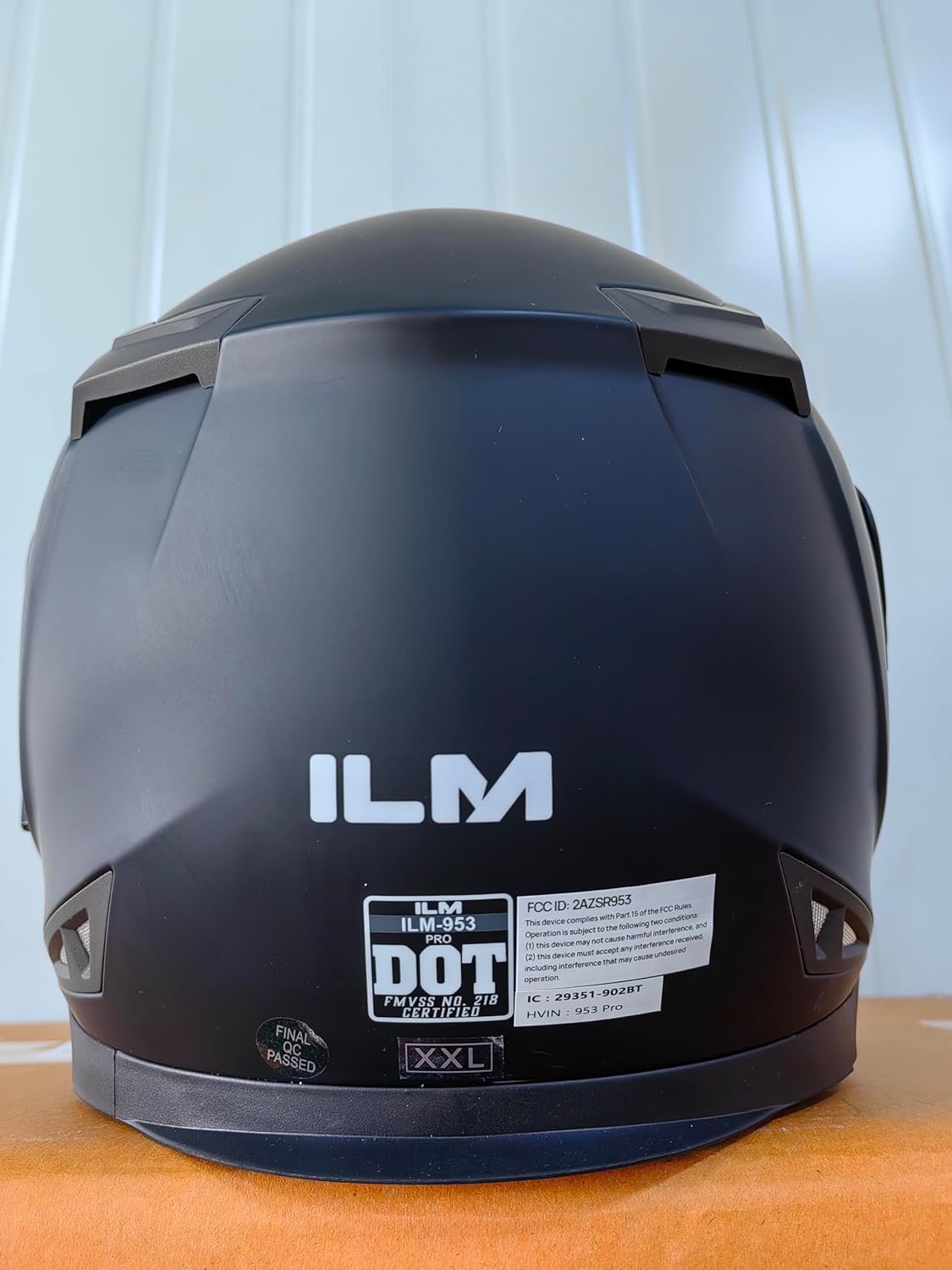 ILM - Casco de Motocicleta Modular Integrado con Bluetooth, con protección Solar para Mp3, Modelo 953/953 Pro