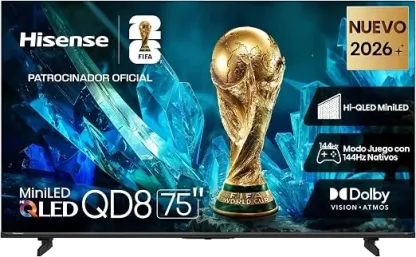 📺 Hisense Televisor QLED QD6S 65" 4K Smart Fire TV | AI 4K Upscaler, Dolby Vision·Atmos, Modo Ocular y Game Mode Plus, Patrocinador Oficial Copa Mundial FIFA 2026™