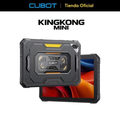Cubot Tab Kingkong Mini 2026, 16GB RAM, 128GB ROM, 8.7 Pulgadas, Batería 10200mAh, IP68/IP69K, Android 15, Cámara 48MP, Resistente a Golpes, Luz de Camping, Control Parental, Ideal para Viajes y Trabajo