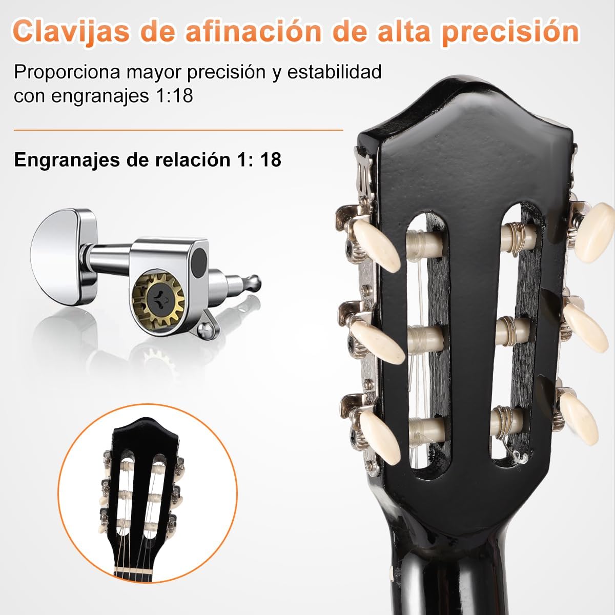 Kit de Guitarra Eléctrica, con Captación del segmento EQ2, Juego de Guitarra Eléctrica para Amantes de la Música y Principiantes, Kit Completo de Iniciación con Púas y Llave Correa para El Hombro