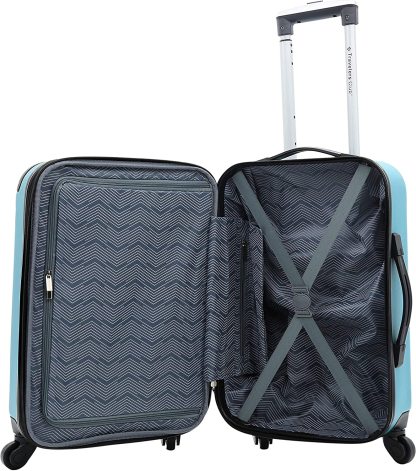 Equipaje giratorio extensible duro de Travelers Club Chicago-----Máscara para ojos