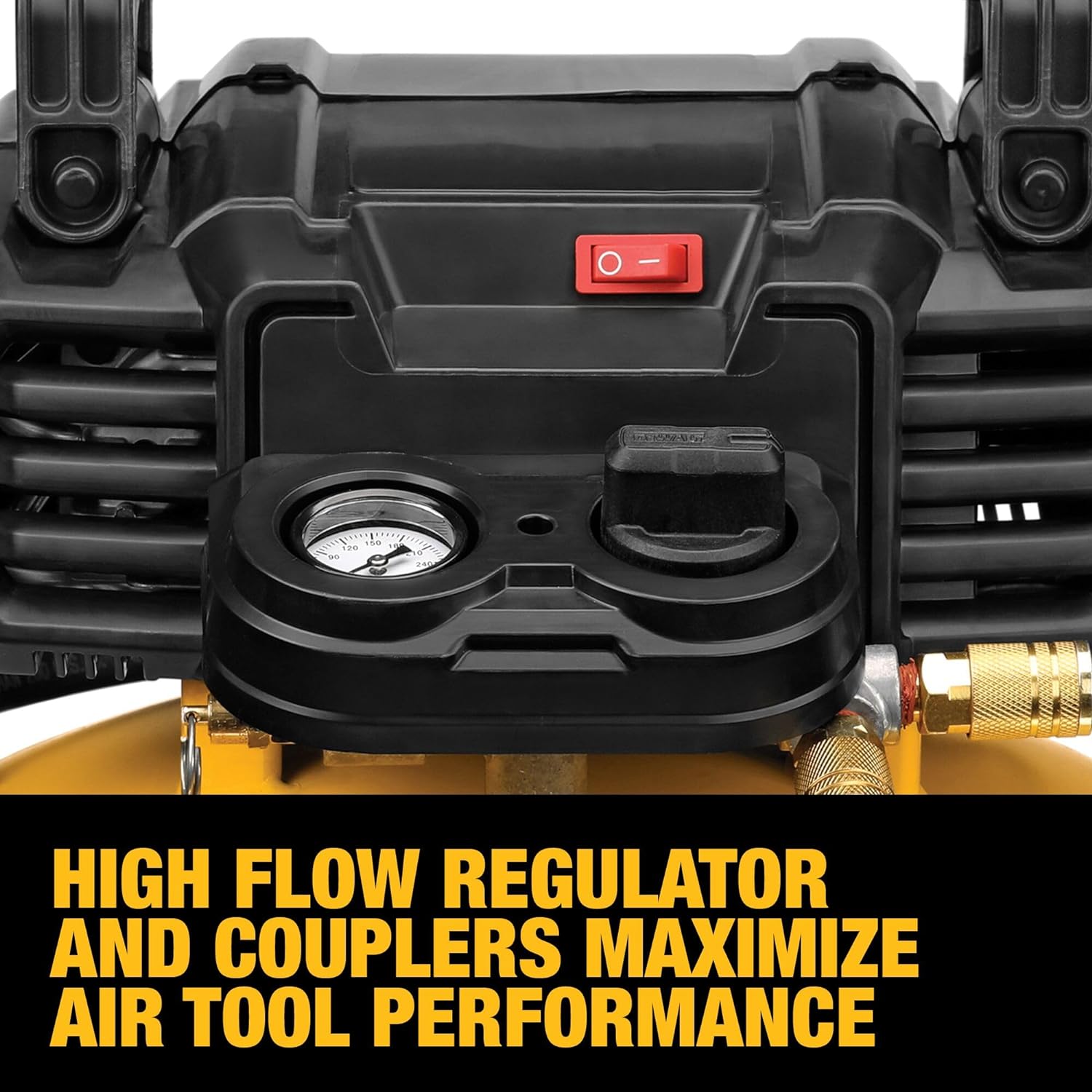 DEWALT Compresor eléctrico de Trabajo Pesado Circular de 6.0 Galones 165 PSI DWFP55126—tornillos universales