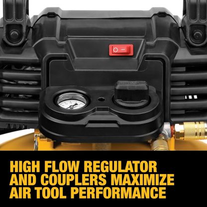 DEWALT Compresor eléctrico de Trabajo Pesado Circular de 6.0 Galones 165 PSI DWFP55126—tornillos universales