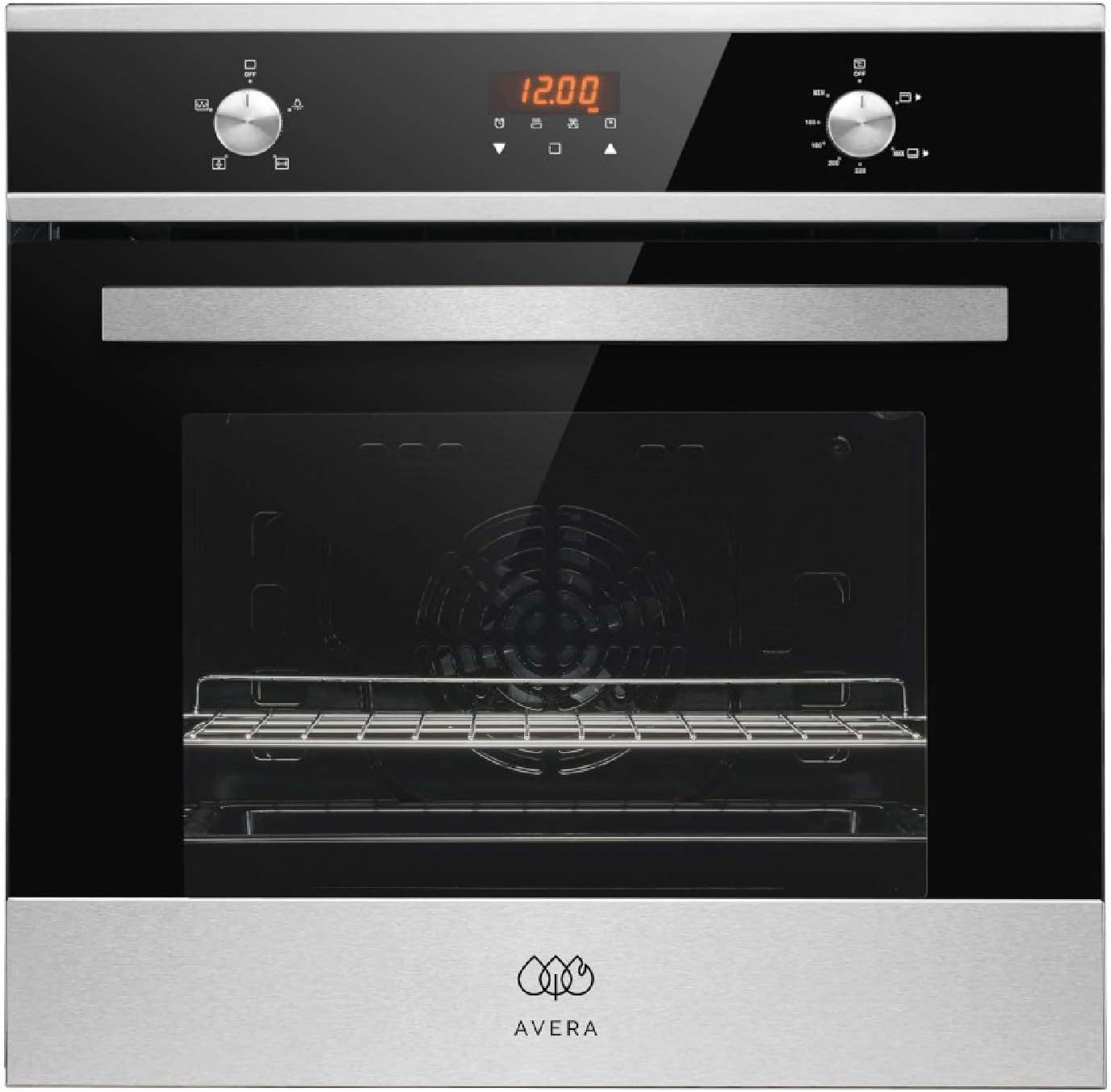 Combo Parrilla de Gas 5 Quemadores VT5, Campana Cocina para Isla 76 cm CEN76C, Horno de GAS NATURAL Empotrable HE01NAT AVERA