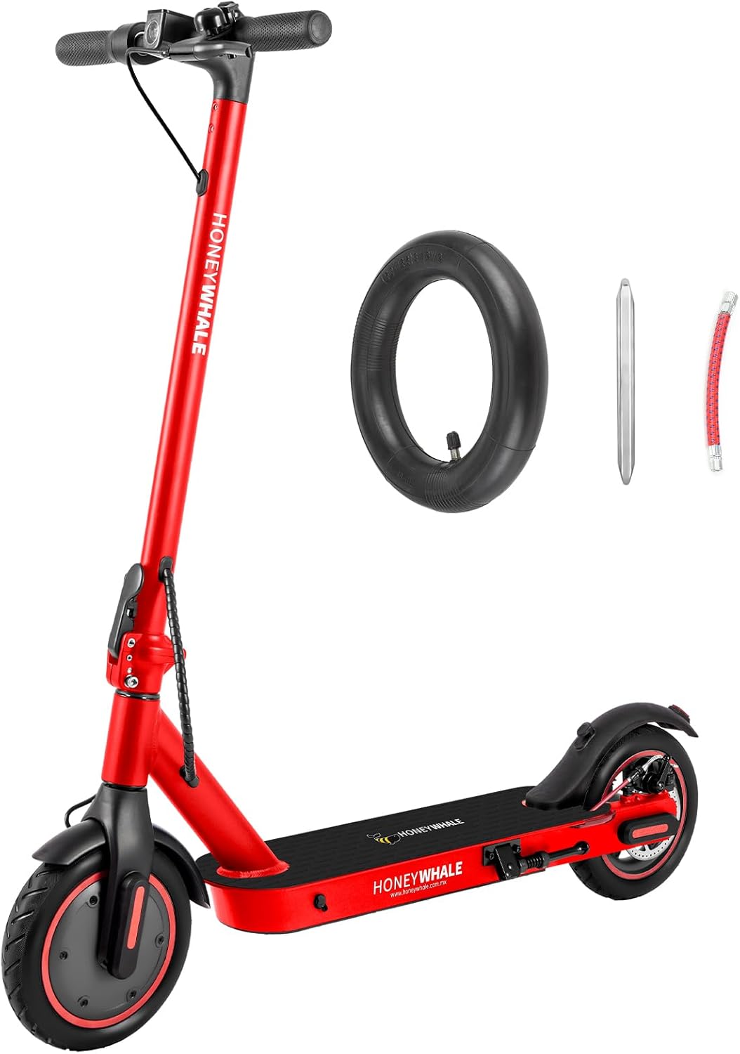 HONEYWHALE M2 Pro Scooter Eléctrico Plegable para Adultos, Motor de 500 W de Potencia Máxima, 22km con una Carga Completa, Velocidad Máxima 32km/h, Patin Eléctrico con App Control Bluetooth