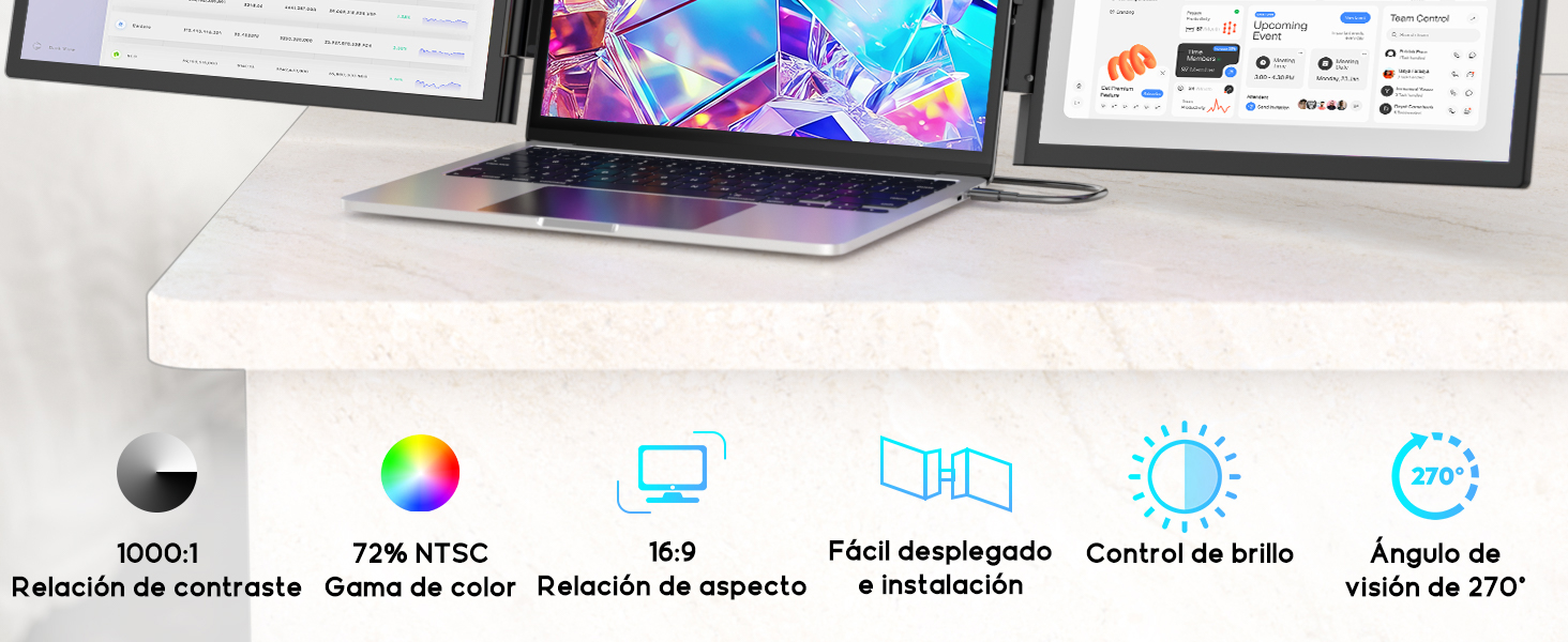 Monitor Port&aacute;til