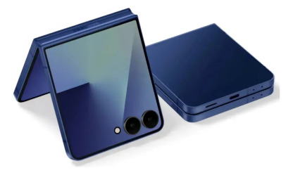 [Oferta especial de verano]📱 Celular Plegable Flip 5G Desbloqueado, 12GB RAM + 512GB Almacenamiento, Color Azul Acero, Pantalla Plegable, Alto Rendimiento para Uso Diario