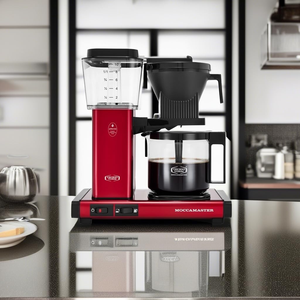 Moccamaster 53948 KBGV Select - Cafetera de 10 tazas, negro mate, 40 onzas, 1.25 l
