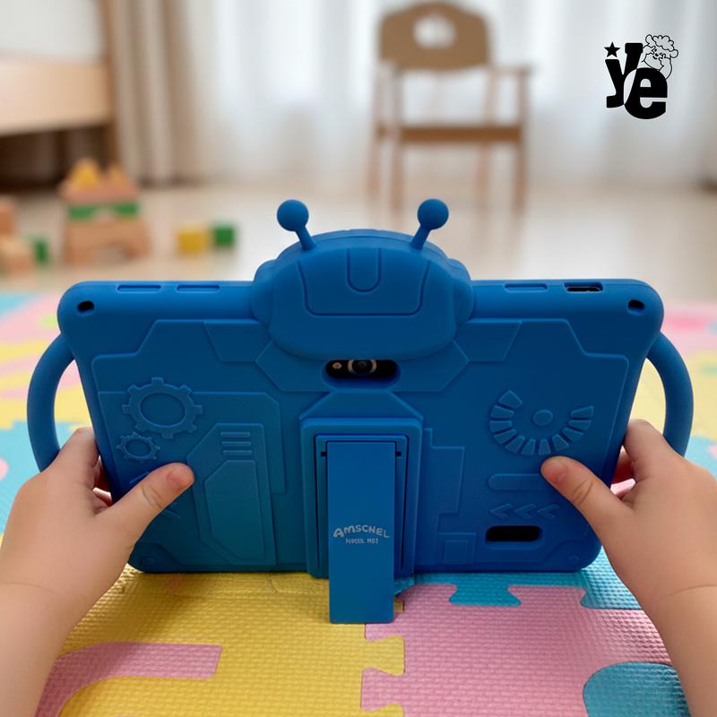Tablet para niñas y niños 1 Pieza con Carcasa de Plático y Funda de Silicón Ye Store